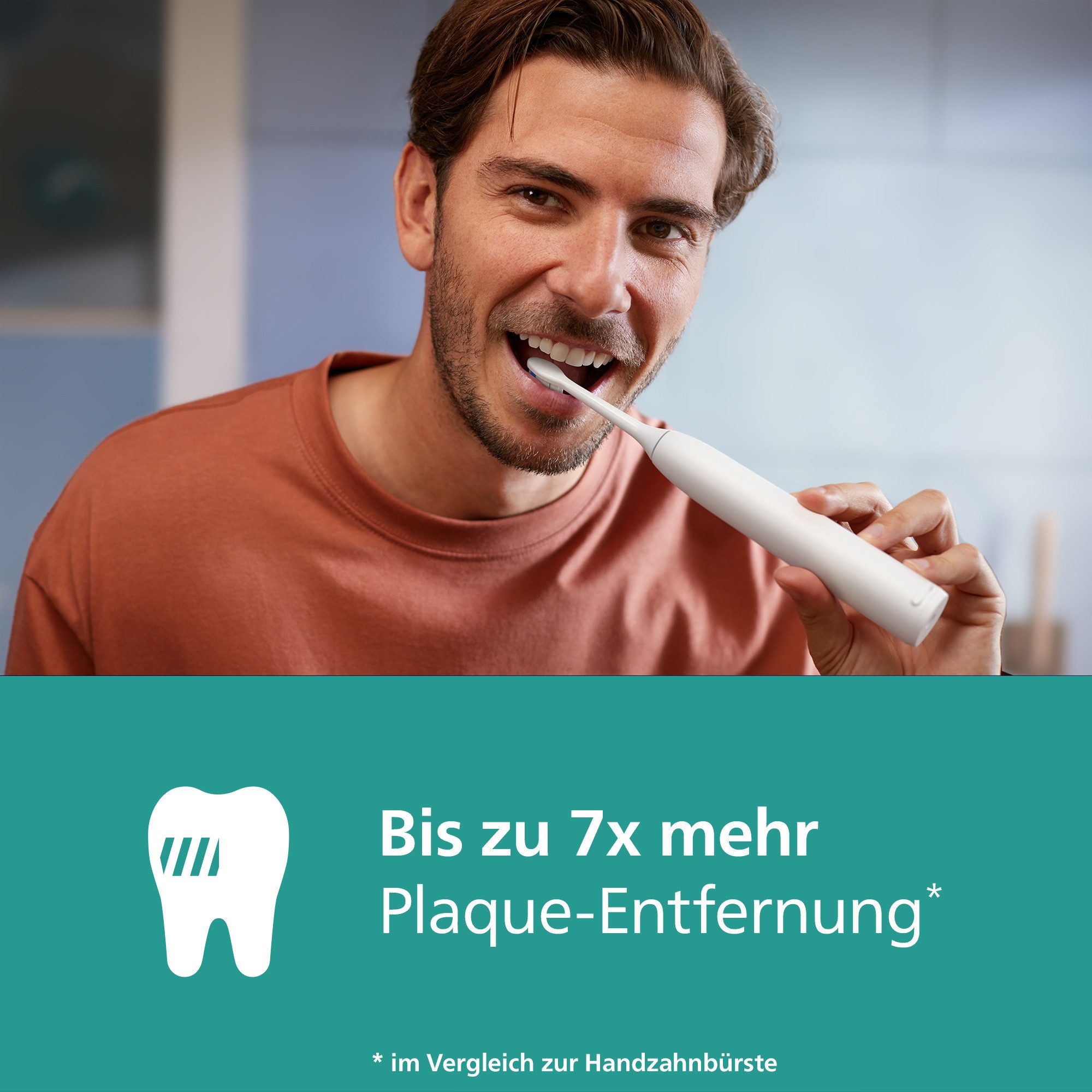 Philips Sonicare Elektrische tandenborstel Series 5300 HX7108/01 met drukcontrole, 2 intensiteitsniveaus, incl. oplader