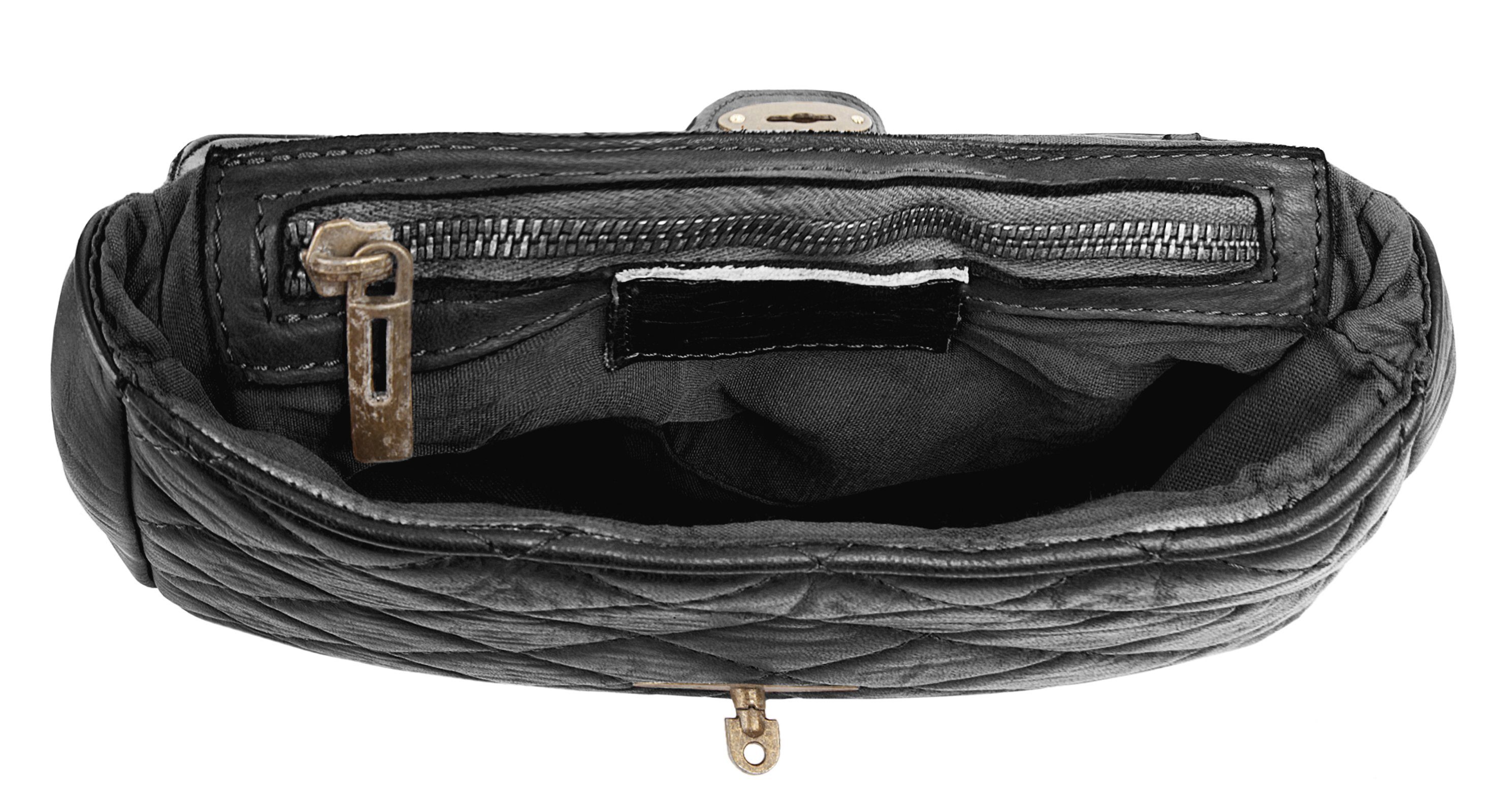 Samantha Look Schoudertas echt leer, made in italy