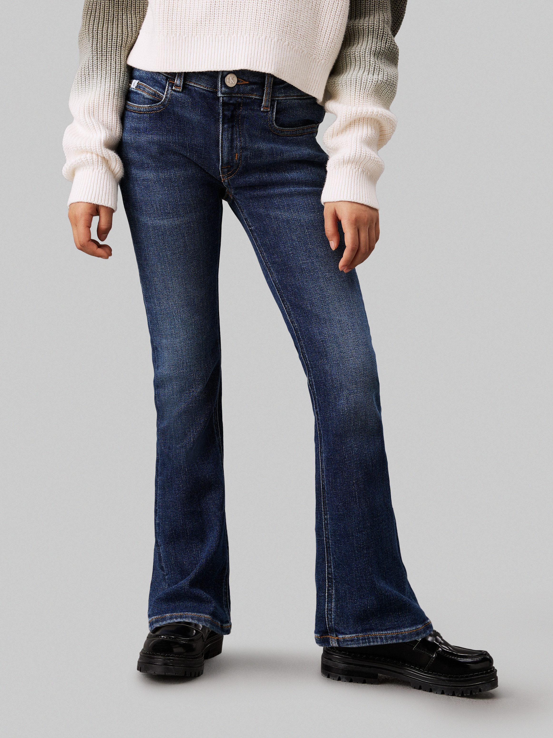 Calvin Klein Wijd uitlopende jeans