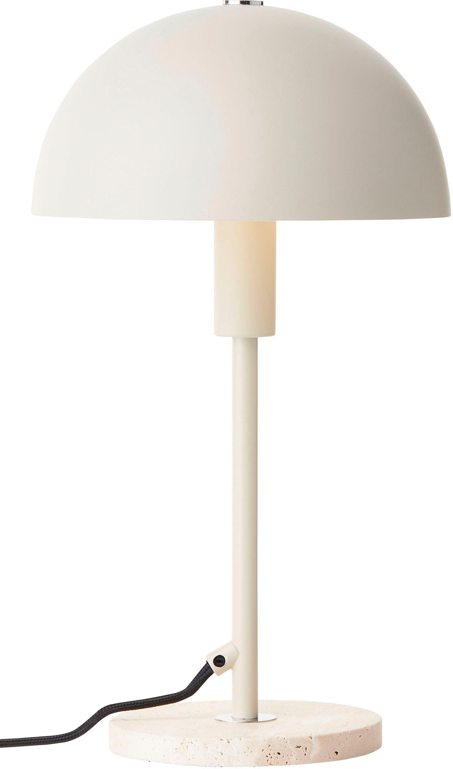 LeGer Home by Lena Gercke Tafellamp Linnea paddenstoel lamp - travertijn steenvoet Paddenstoel lamp, tafellamp, hoogte 35,5 cm, natuursteen, paddenstoellamp (1 stuk)