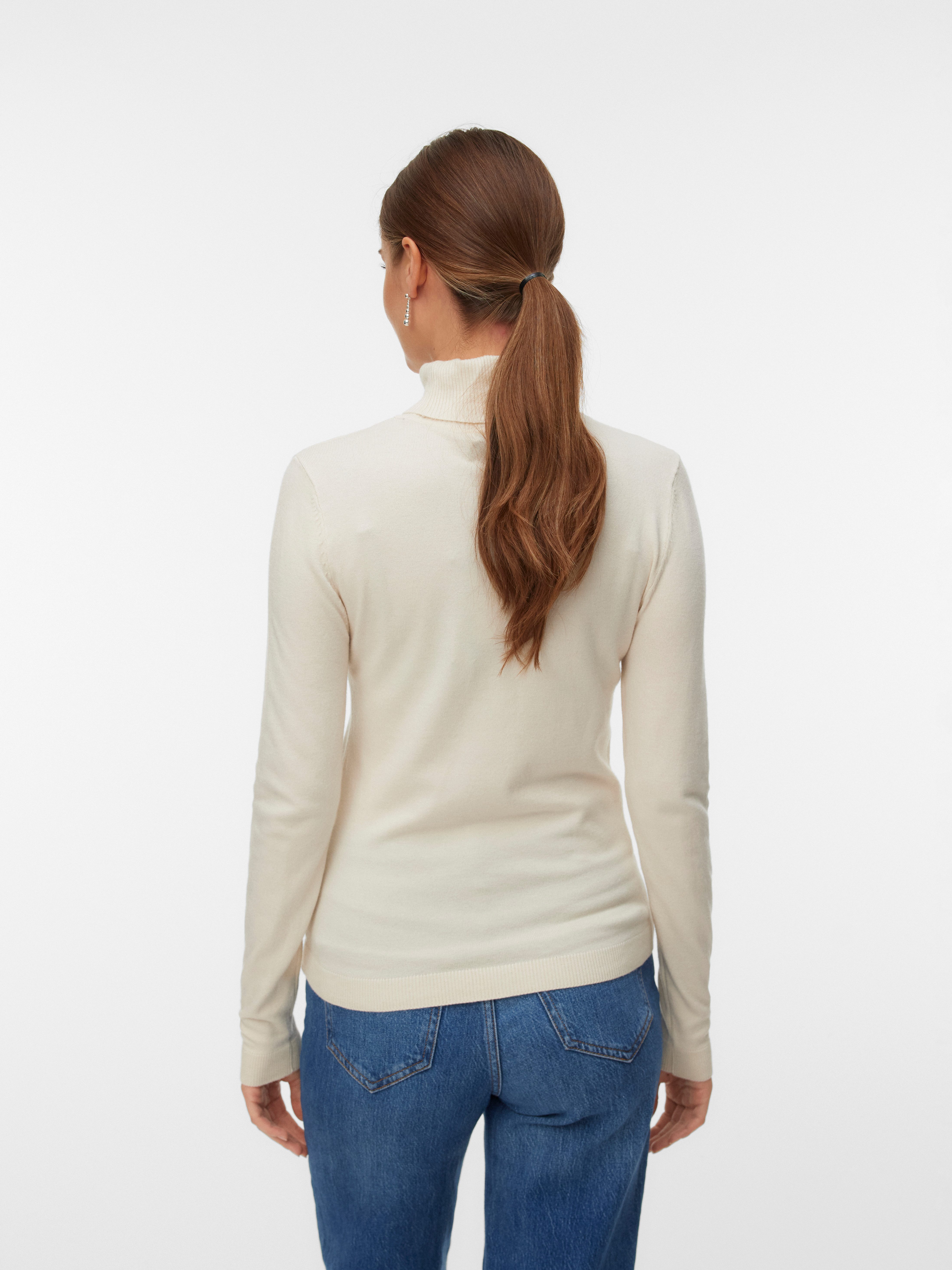 Vero Moda Coltrui VMHAPPINESS LS ROLLNK PULLOVE GA NOOS