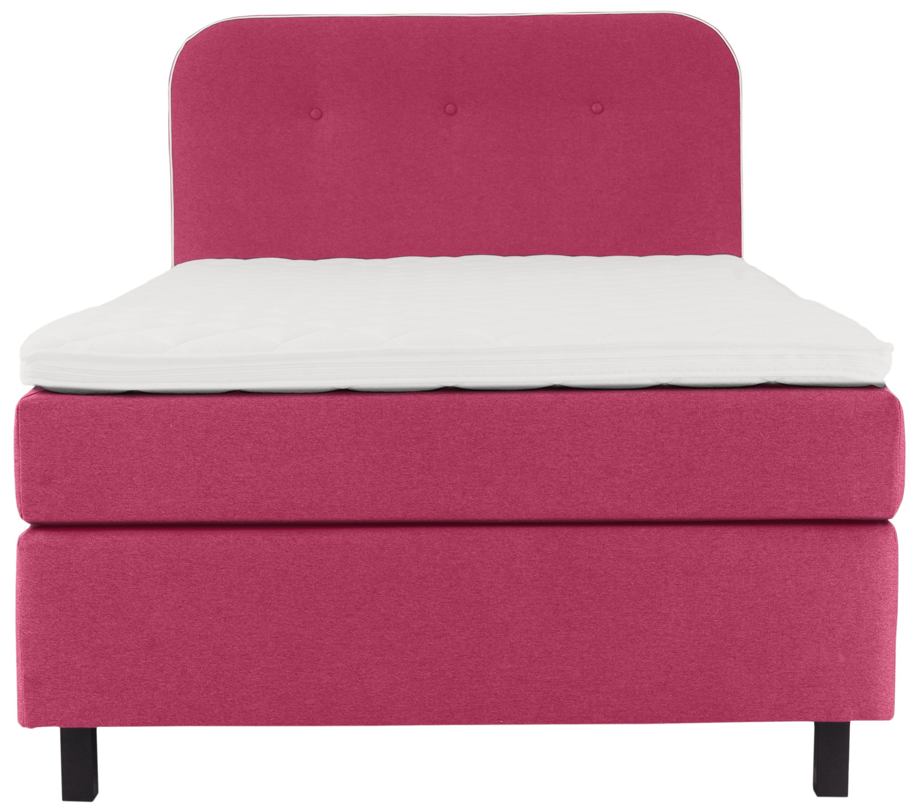 Places of Style Boxspring Marausa met pocketveringsmatras, met decoratieve opstaande naad