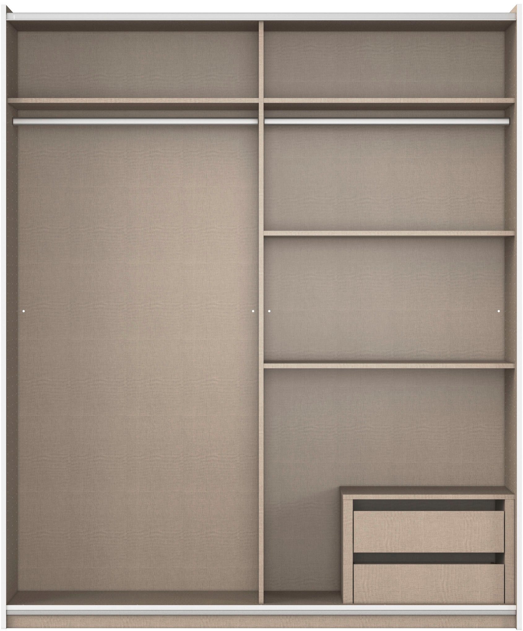 rauch Zweefdeurkast AURELIO kledingkast garderobe TOPSELLER OTTO´s CHOICE 3 verschillende uitrustingsvarianten handgrepen van metaal made in germany