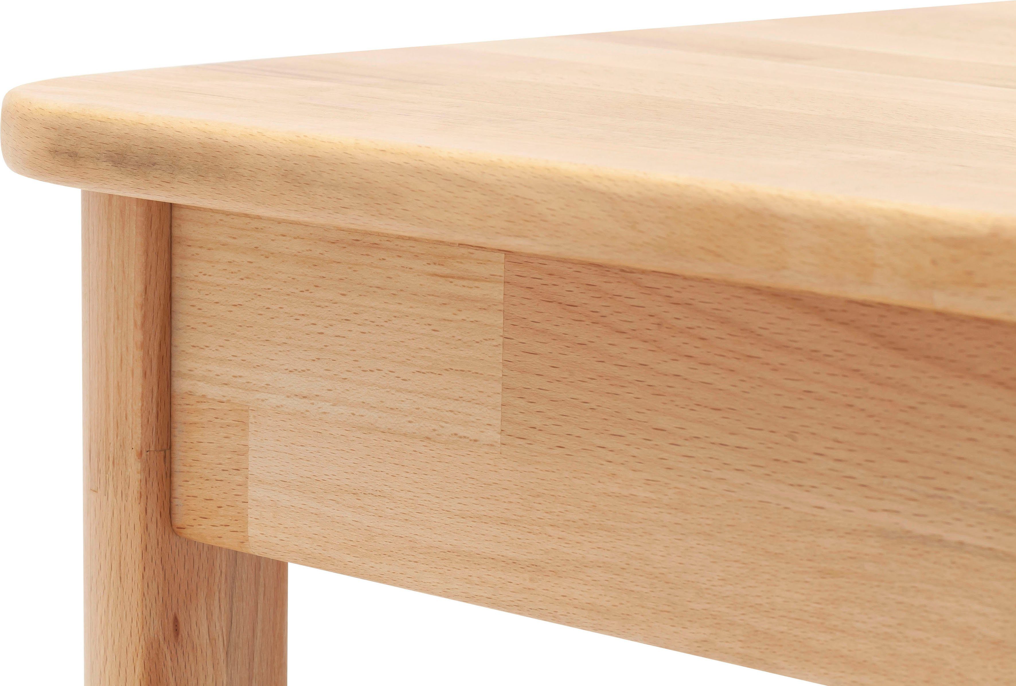 MCA living Eettafel Oskar, TOPSELLER! Massief houten tafel, naar keuze van beukenkernhout of wildeiken