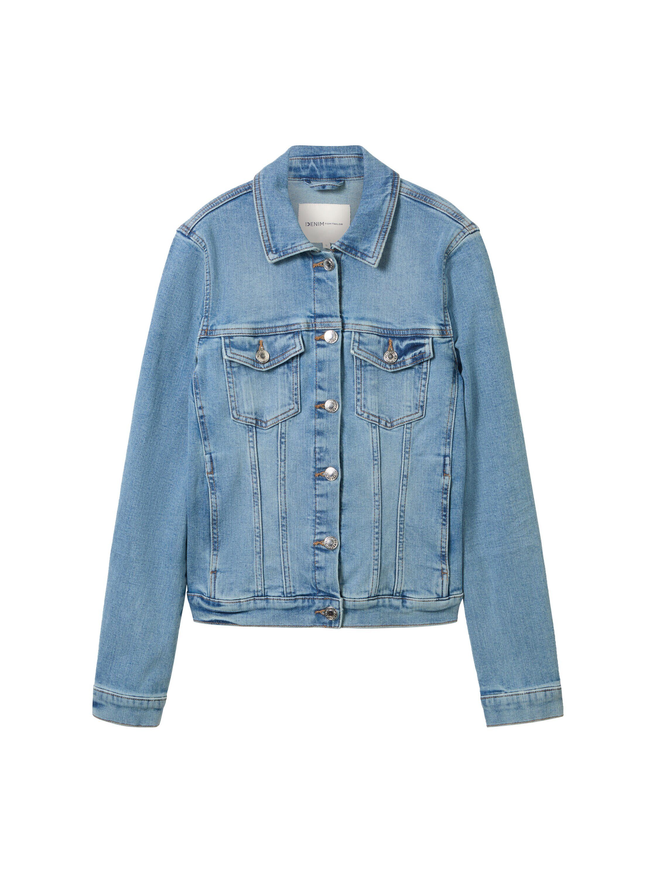 Tom Tailor Denim Jeansjack in klassieke look en met stretch
