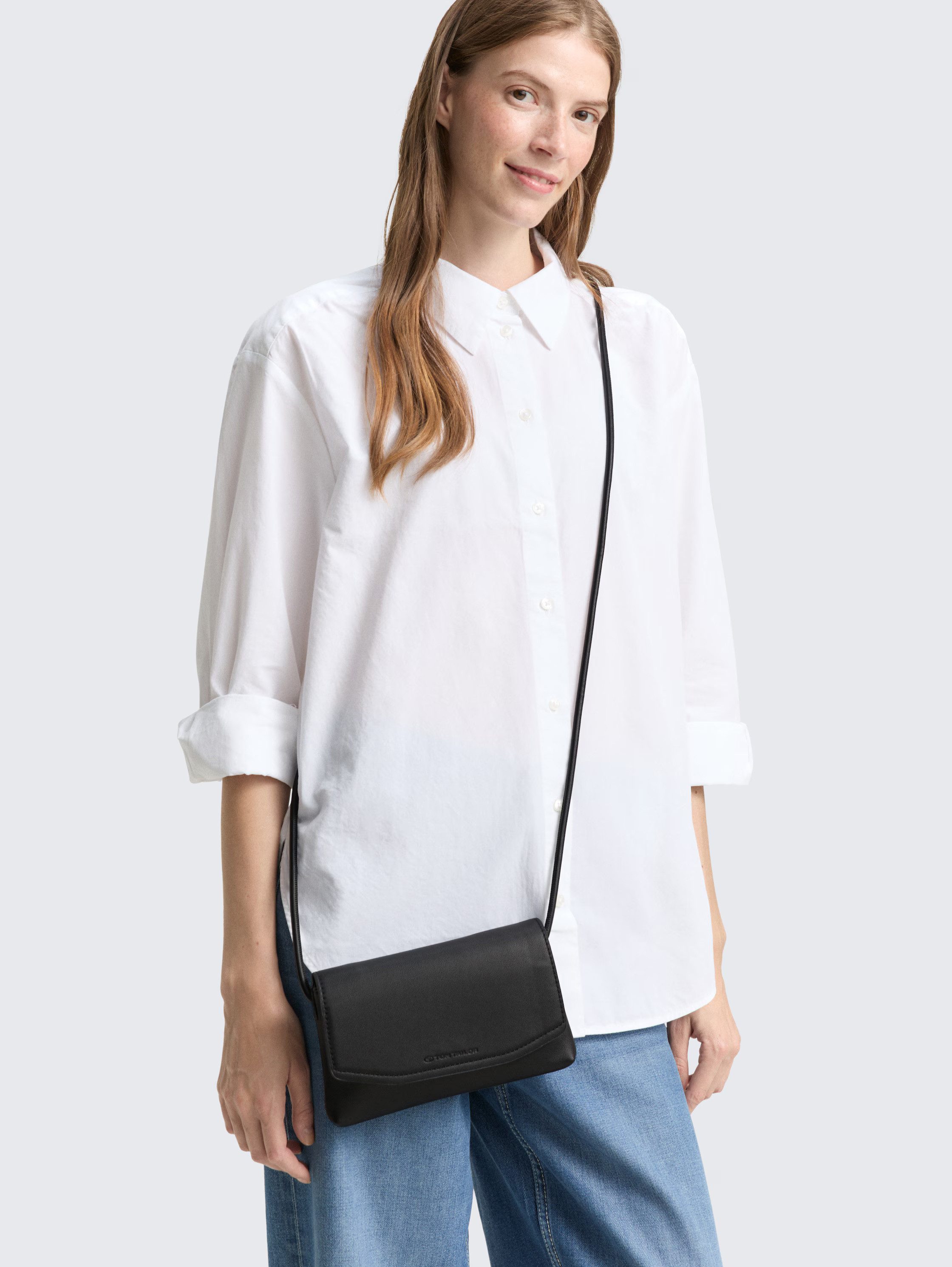 Tom Tailor Schoudertas Rissa Van zacht imitatieleer – ook als clutch draagbaar