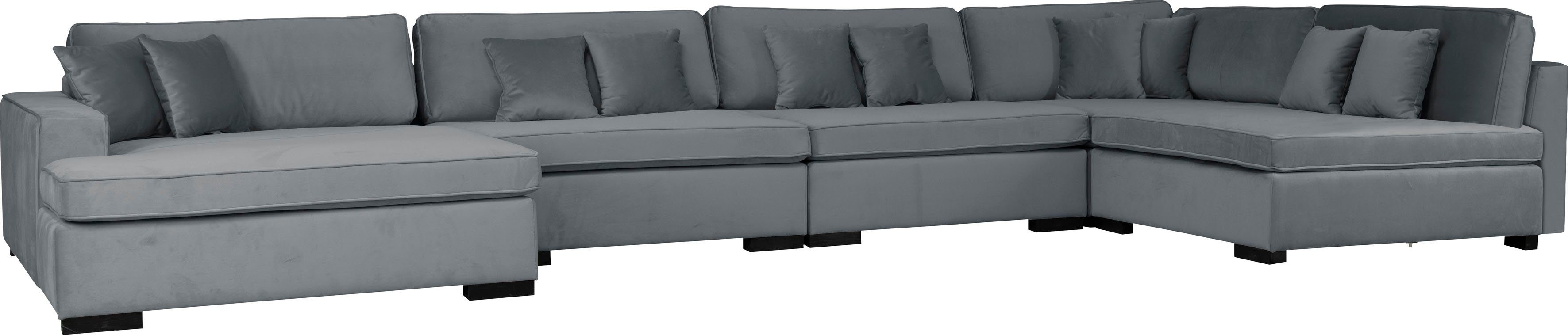 Guido Maria Kretschmer Home&Living Zithoek Skara XXL U-vorm Loungebank XXL met binnenveringsinterieur, in vele overtrekkwaliteiten