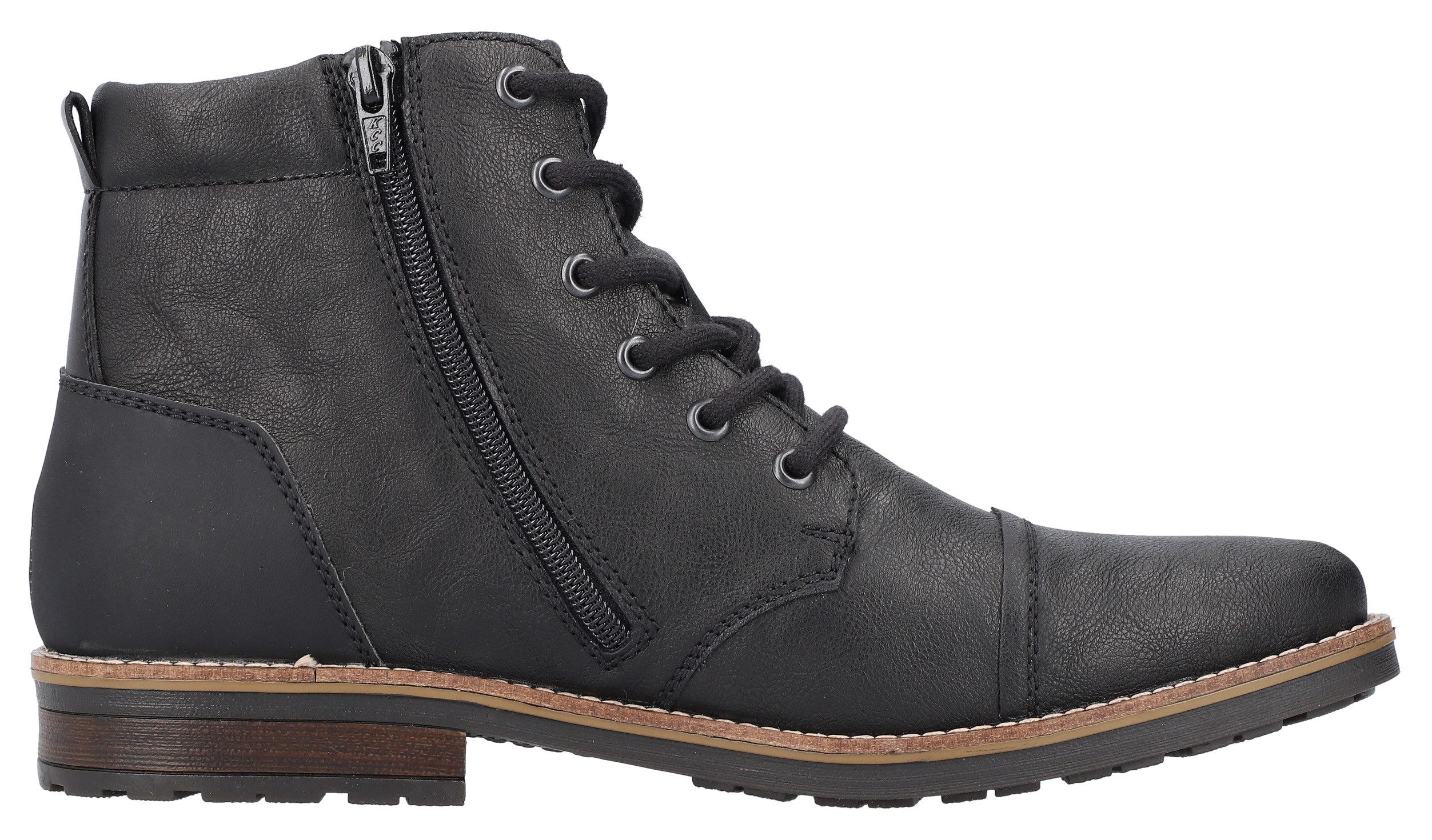 Rieker Winterlaarsjes veterschoenen, winterlaarzen in smalle vorm