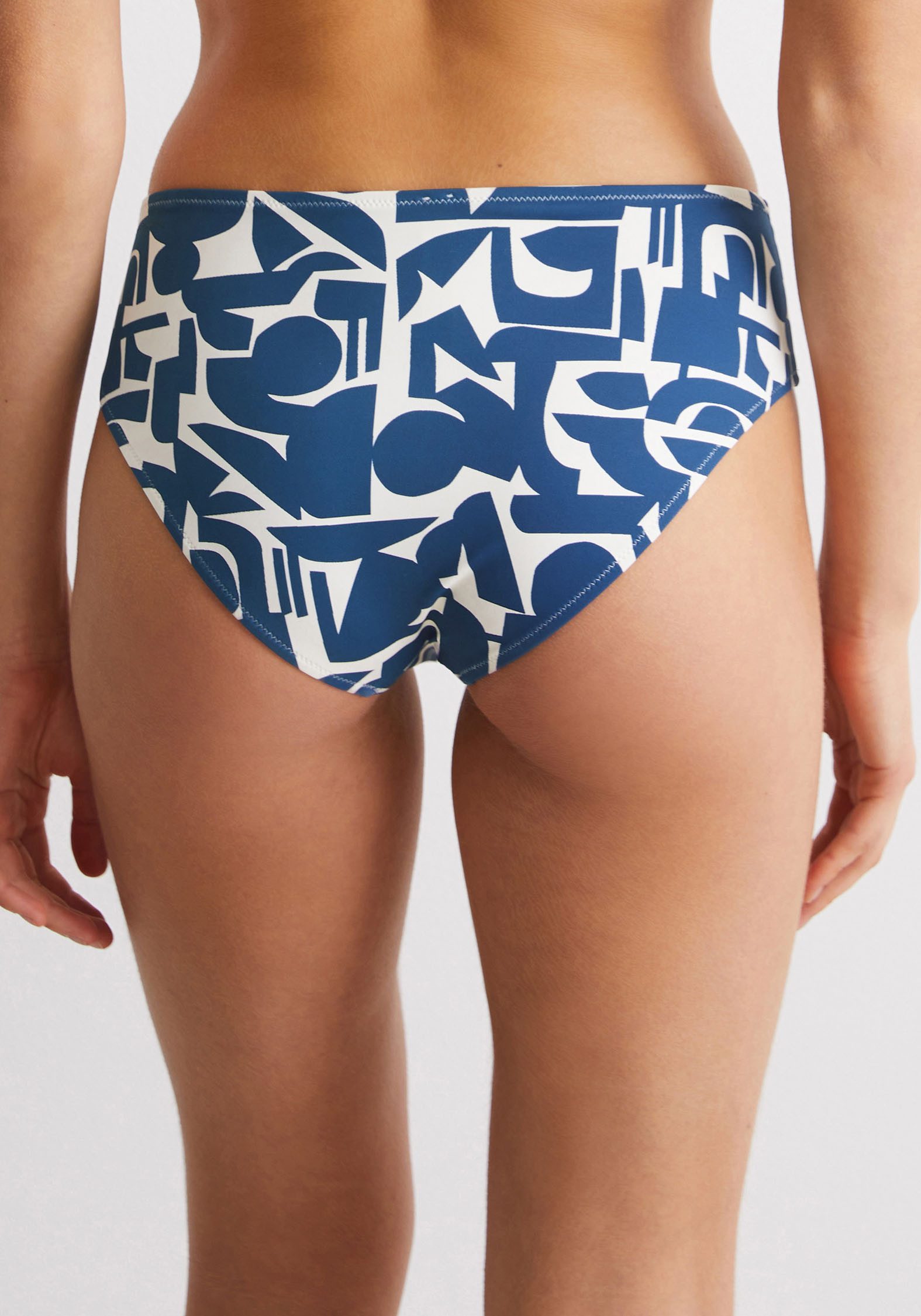 Marc O'Polo Slip Geo Print met elastisch zitcomfort