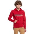 quiksilver hoodie all lined up rood