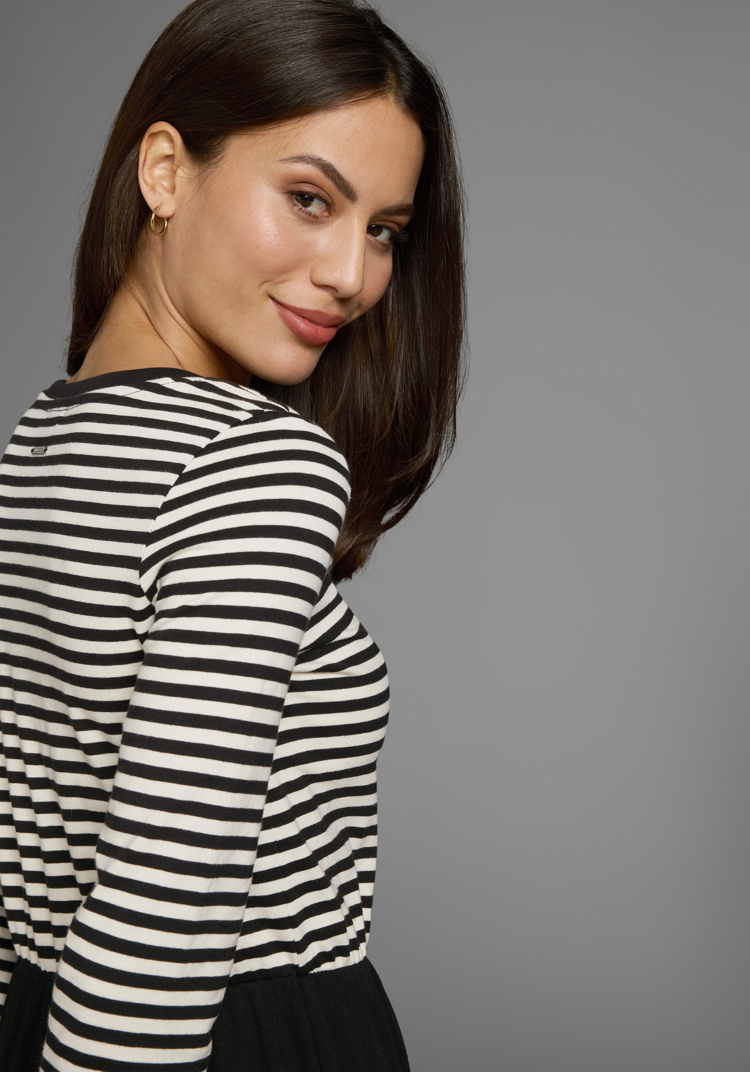 Laura Scott 2-in-1-jurk met streepdesign - nieuwe collectie