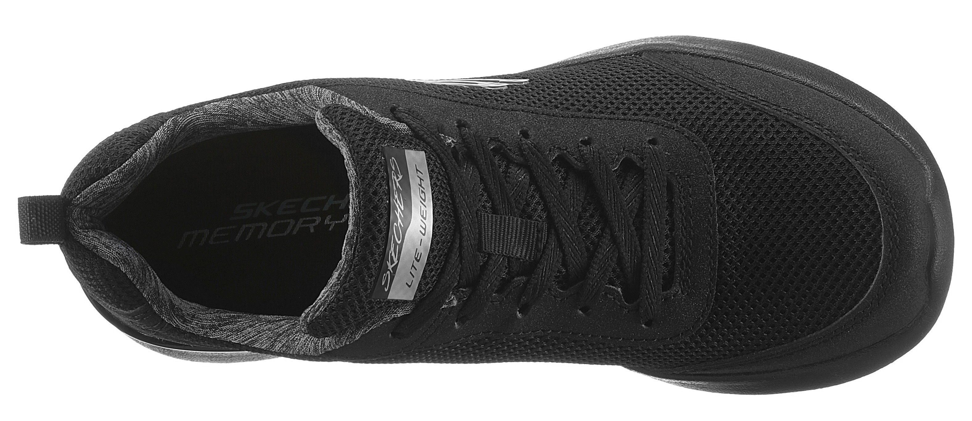 Skechers Sneakers Skech-Air Dynamight - Fast Brake Metallic element bij de hak, vrijetijdsschoen, lage schoen, veterschoen