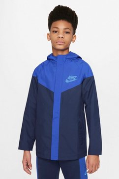 nike sportswear sweatvest storm-fit windrunner big kids' (boys') jacket blauw