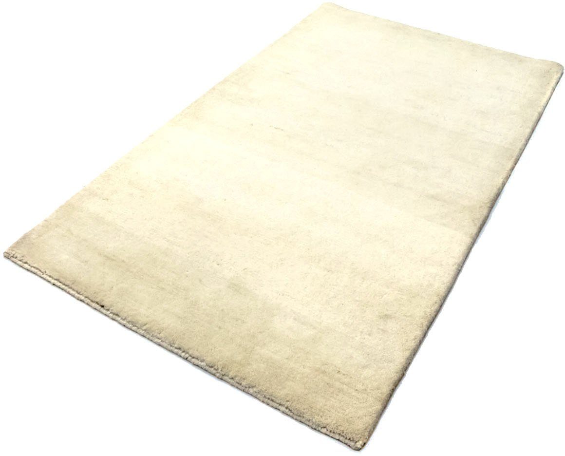 morgenland Wollen kleed Nepal vloerkleed met de hand geknoopt beige handgeknoopt