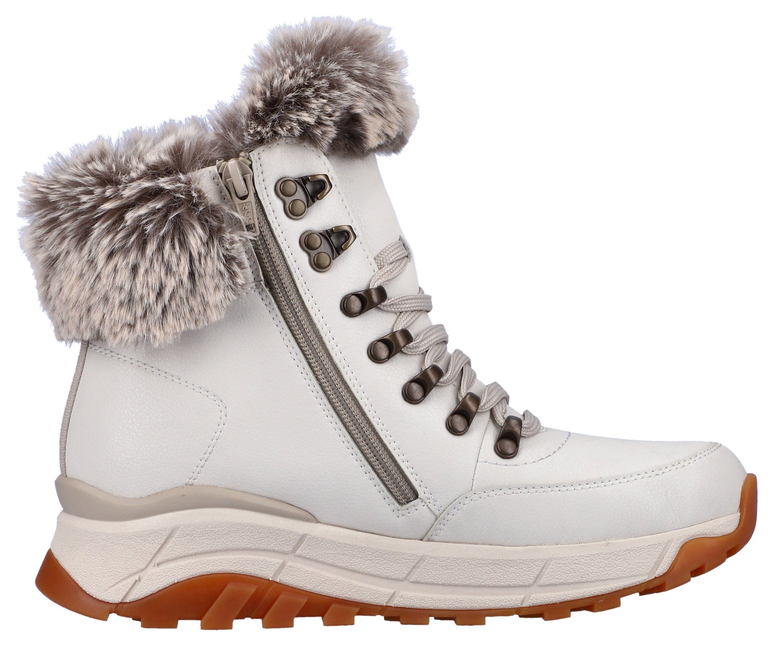 Rieker EVOLUTION Winterlaarzen Hightop sneakers, veterschoenen, winterlaarzen met lamswolvoering