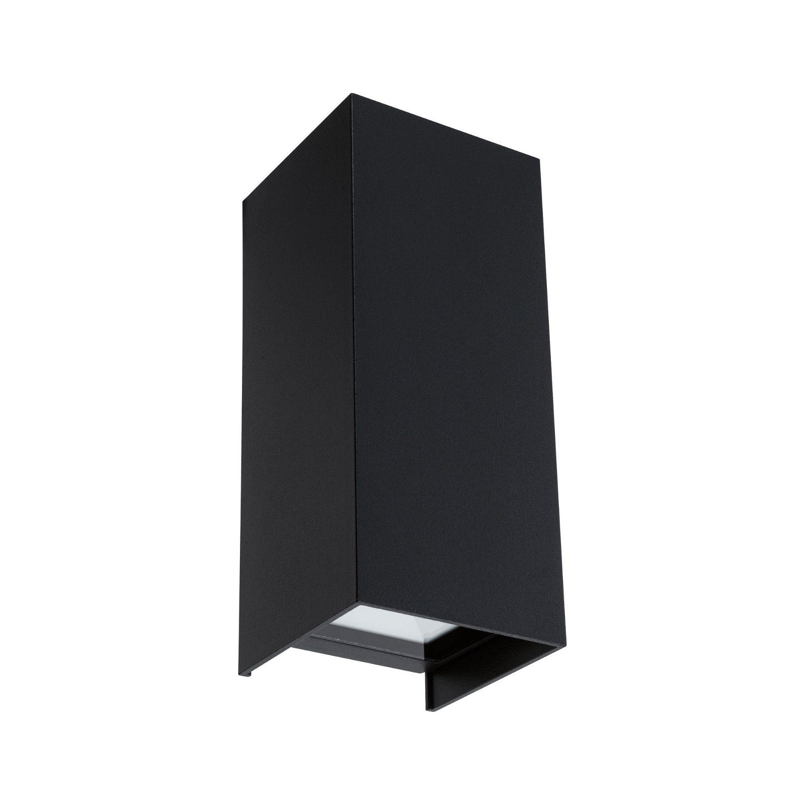 Paulmann Led-wandlamp voor buiten Flame vierkant 65x70mm 3000K 2x2,8W 2x290lm 230V Antraciet Aluminium (1 stuk)