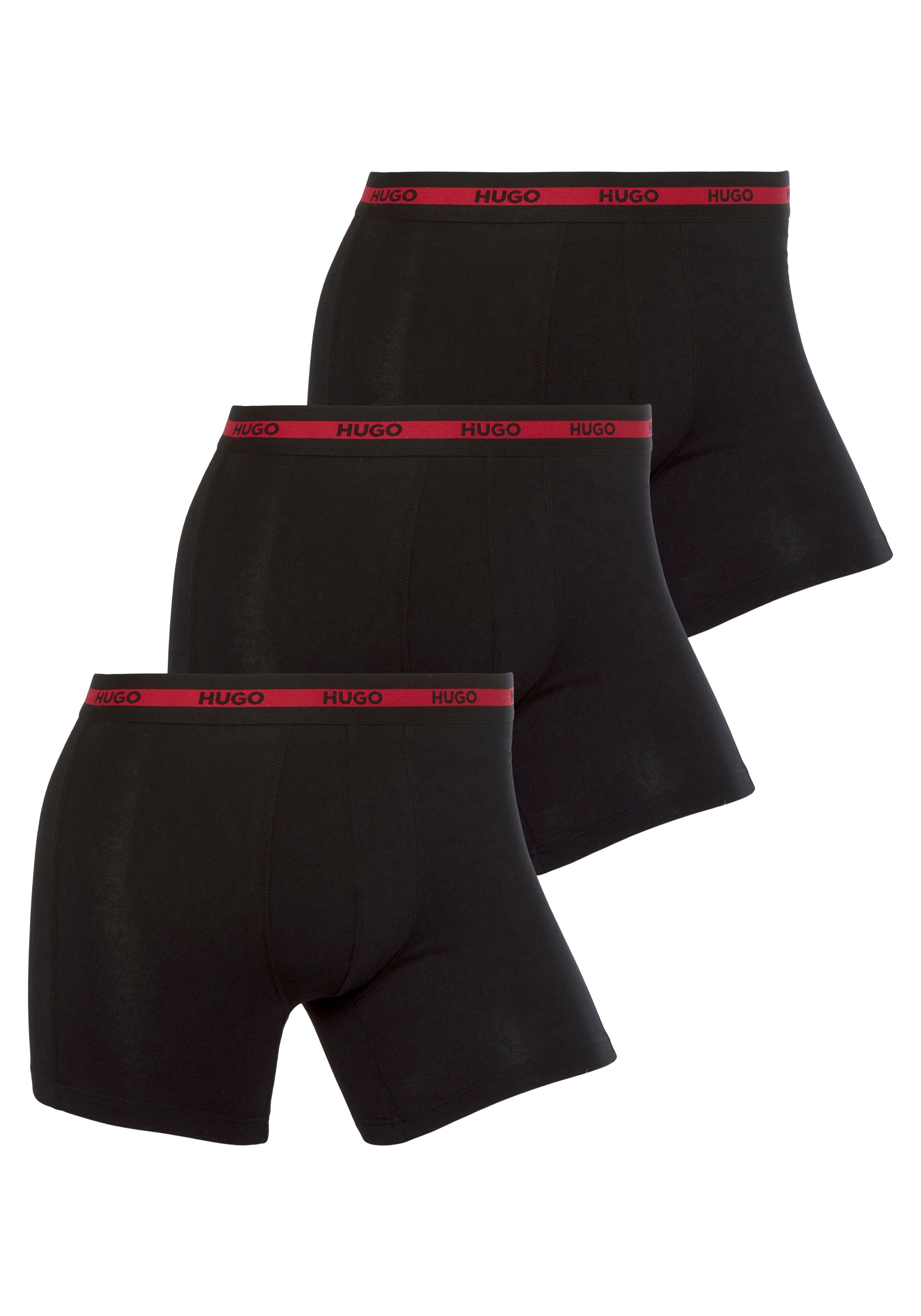 HUGO underwear Boxershort B BXR TRIPLET PLANET met elastische taille (set 3 stuks)