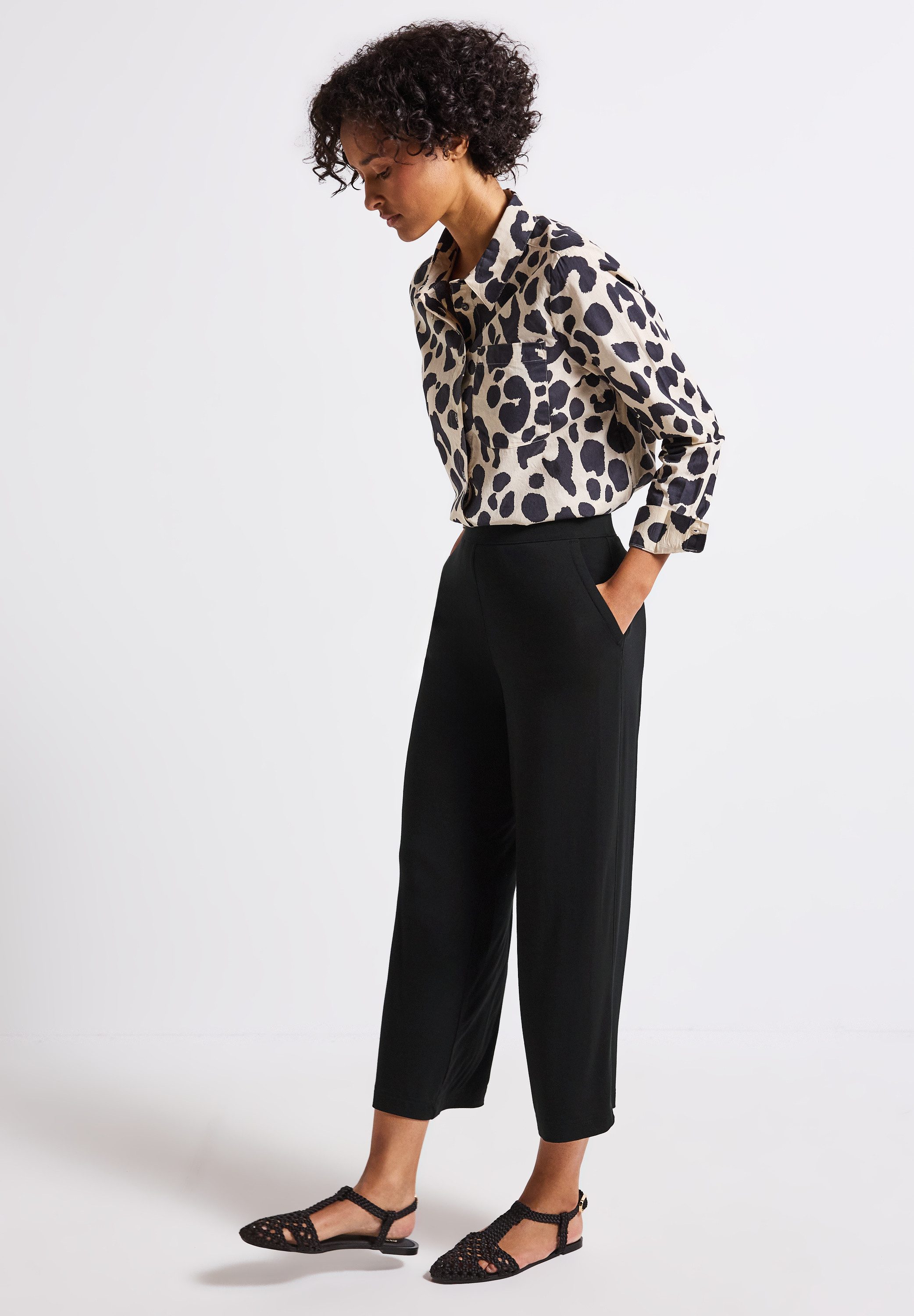 STREET ONE Stoffen broek Style Emee Zomerbroek 7/8-lengte en zijzakken