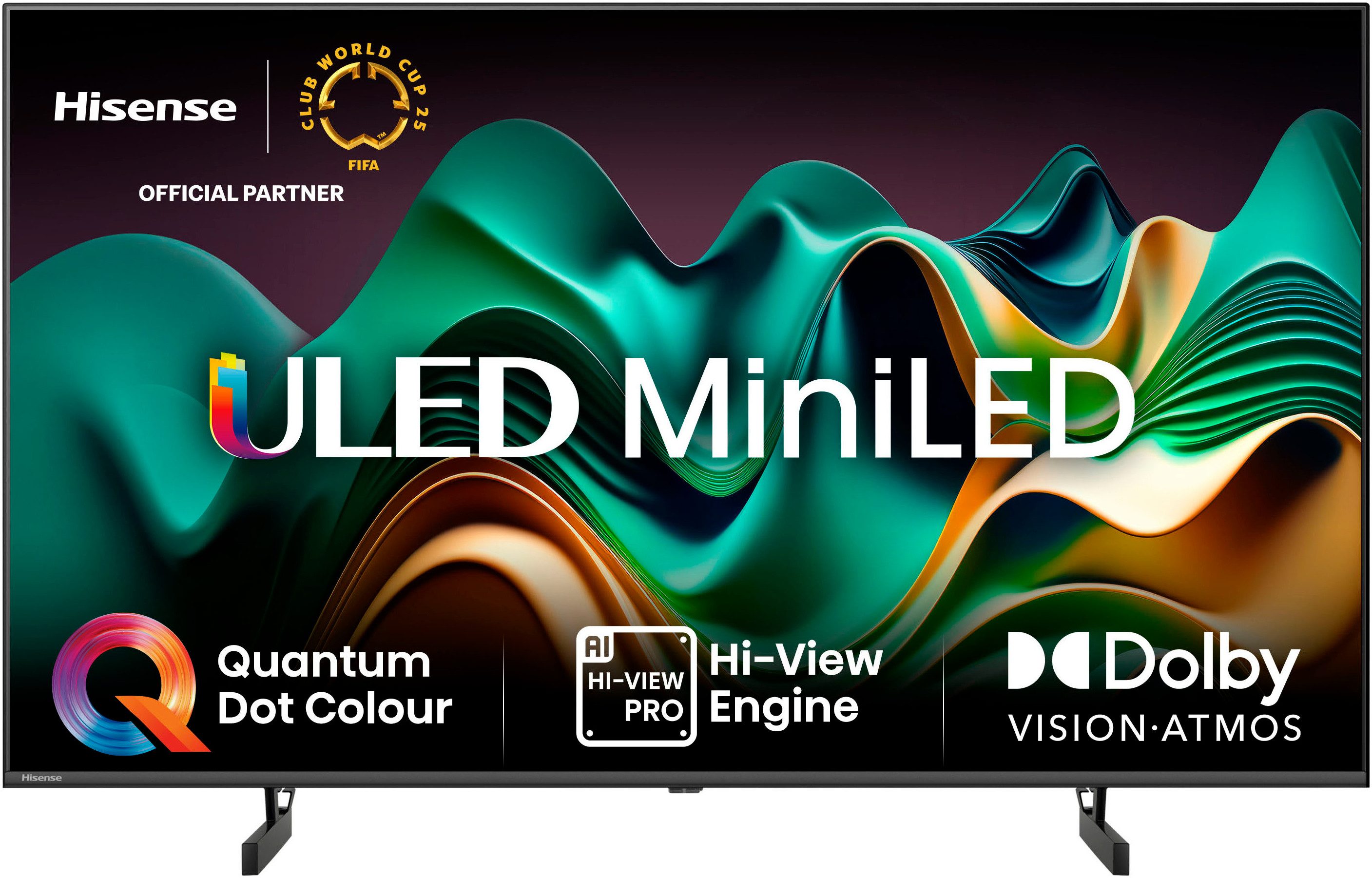 Hisense Mini-led-tv 50U6NQ, 126 cm / 50", 4K Ultra HD, Smart TV, 4k uhd, uled, mini led