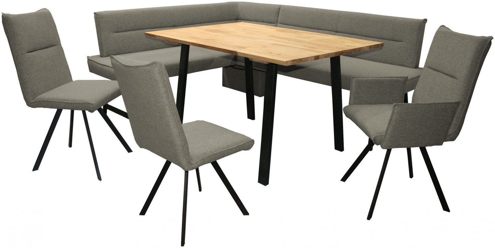 Home affaire Stoel met armleuningen Sava Metalen frame (set, 2 stuks)
