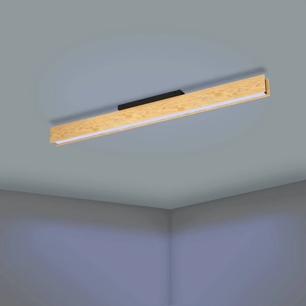 EGLO Plafondlamp ANCHORENA-Z App en spraakbesturing Alexa, RGB, FSC100HB, dimbaar, plafondlamp (1 stuk)