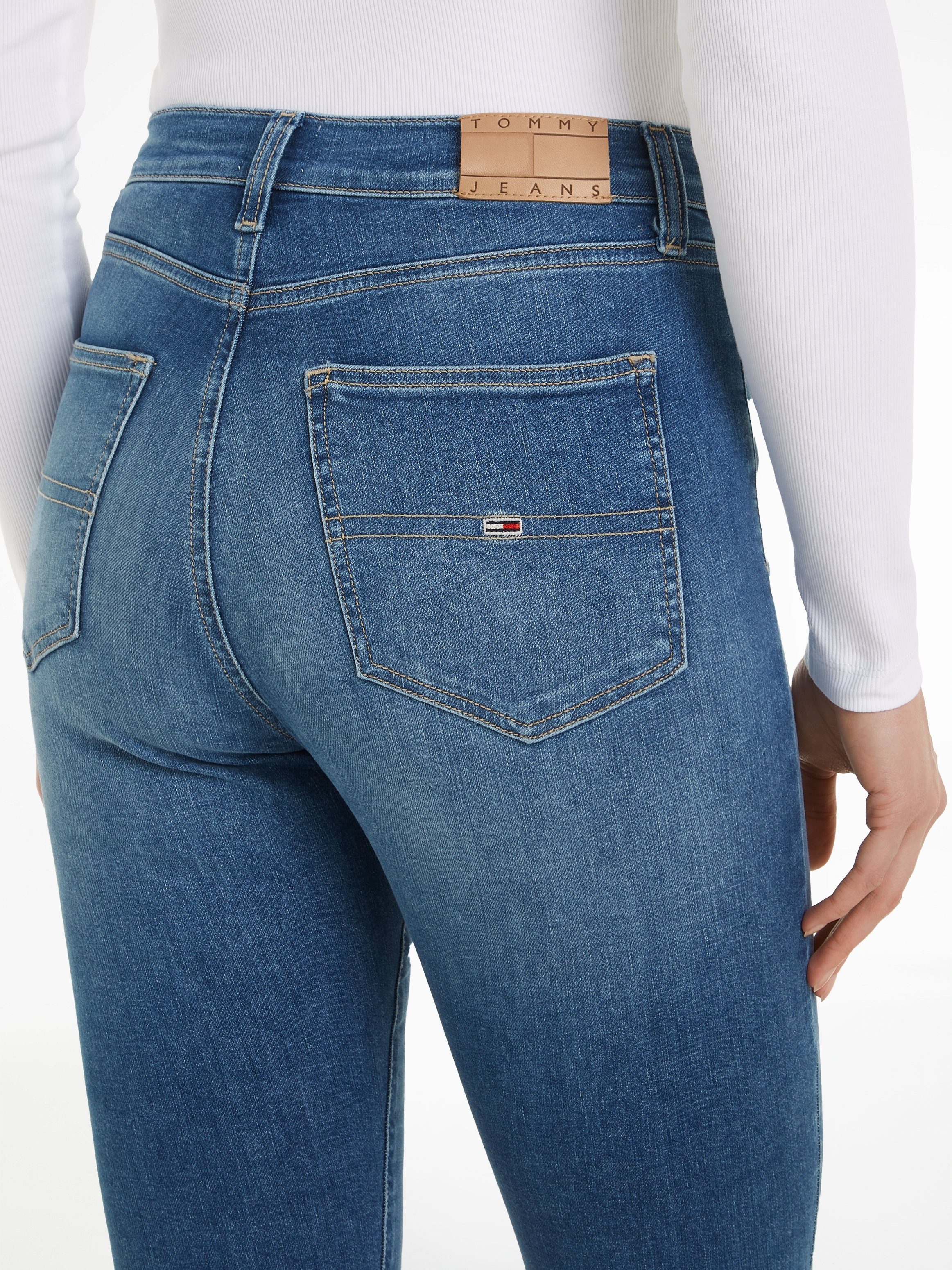 TOMMY JEANS Prettige jeans Sylvia Skinny Slim Jeans hoog model