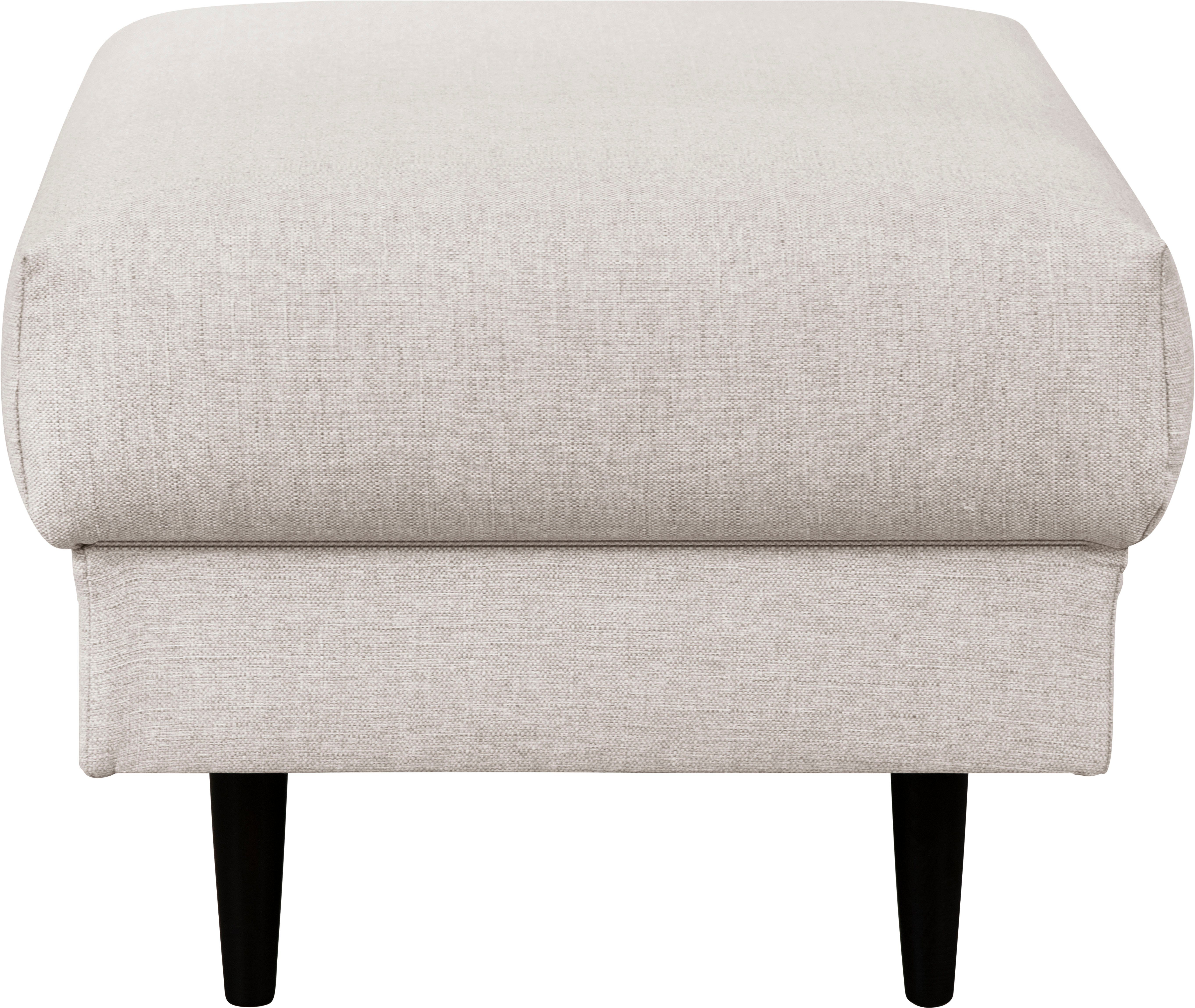 Home affaire Hocker VEYRAS zitpoef, afmetingen B/D/H: 90/65/46 cm met golvenondersteuning, passend bij de serie veyras