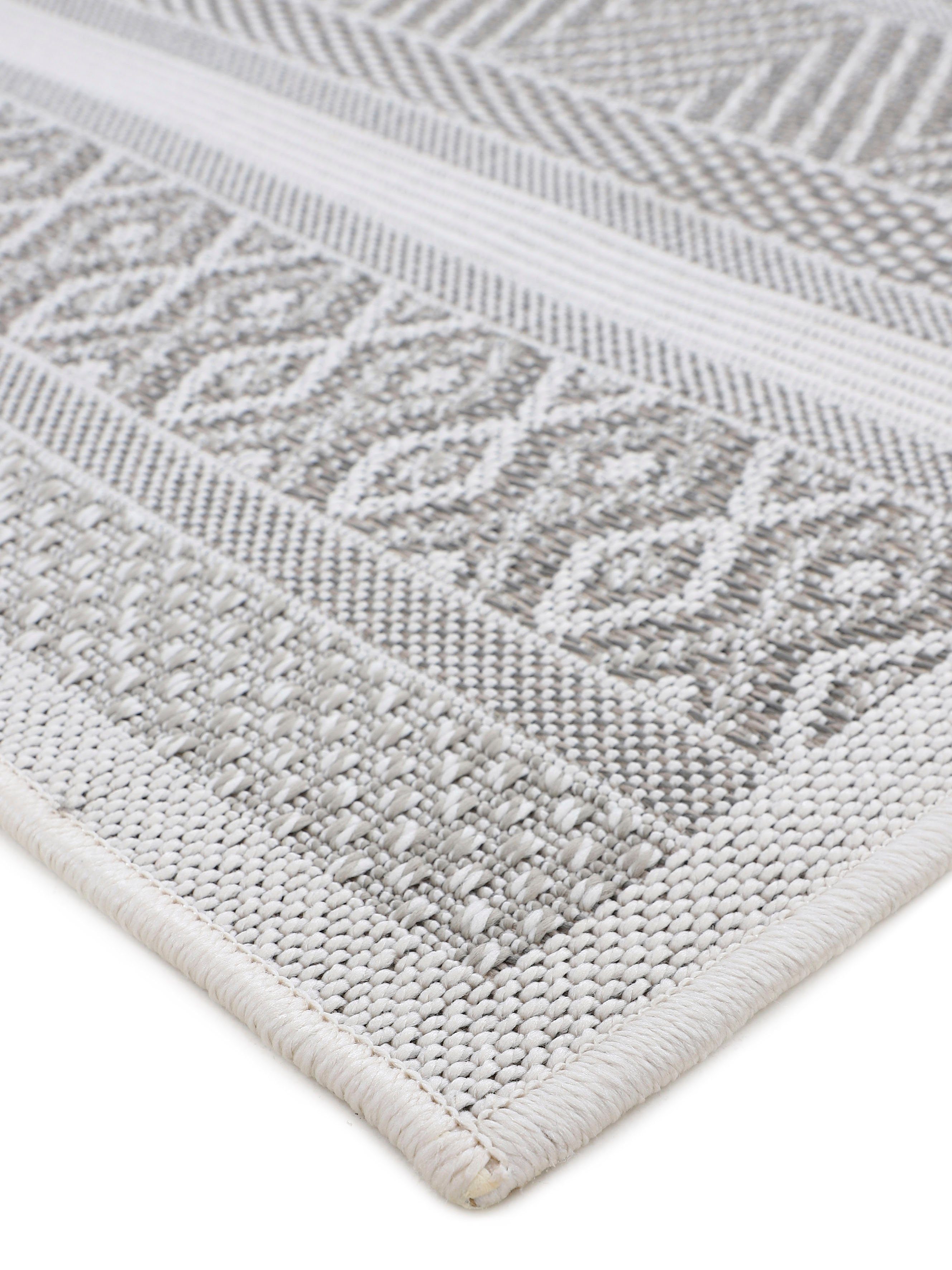 carpetfine Vloerkleed Boho 101 robust vlakweefsel, sisal look, uv-bestendig, buitenruimte