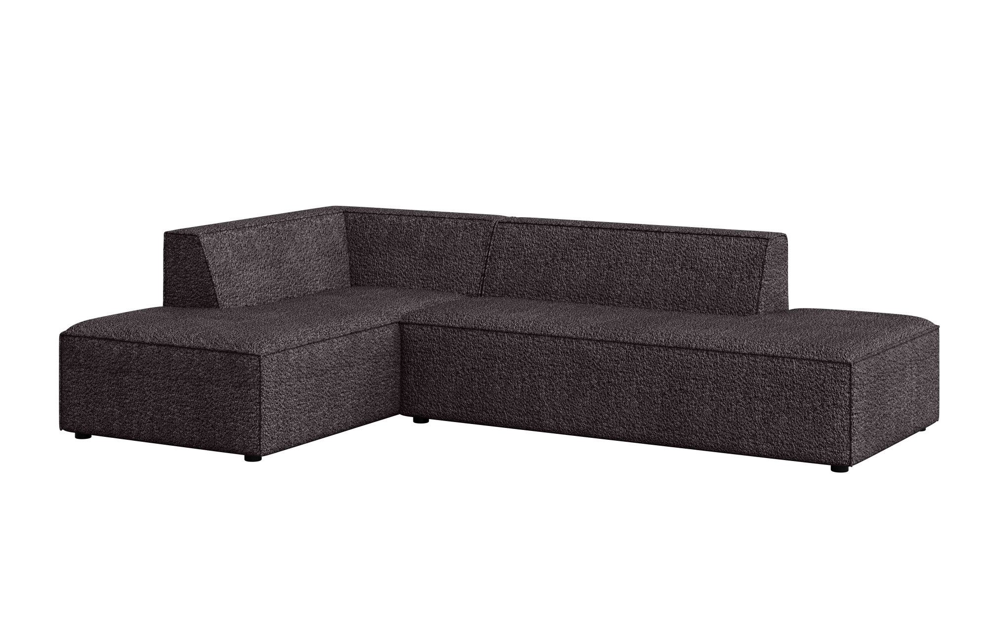 INOSIGN Hoekbank Cavan met ottomane links of rechts bestelbaar L-vorm met golfondersteuning, afmetingen B/D/H: 270/180/72 cm