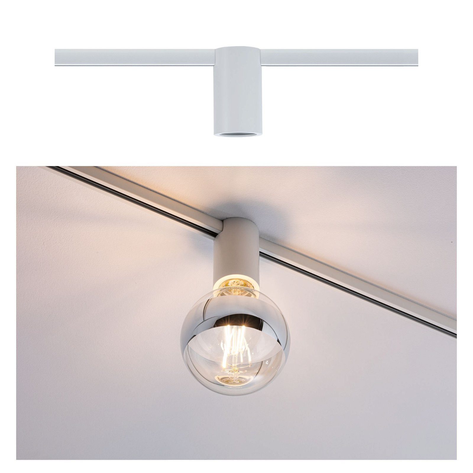 Paulmann Railsysteem-lampen URail rail spot Socket Enkelspot E27 max. 20W 230V (1-delig)