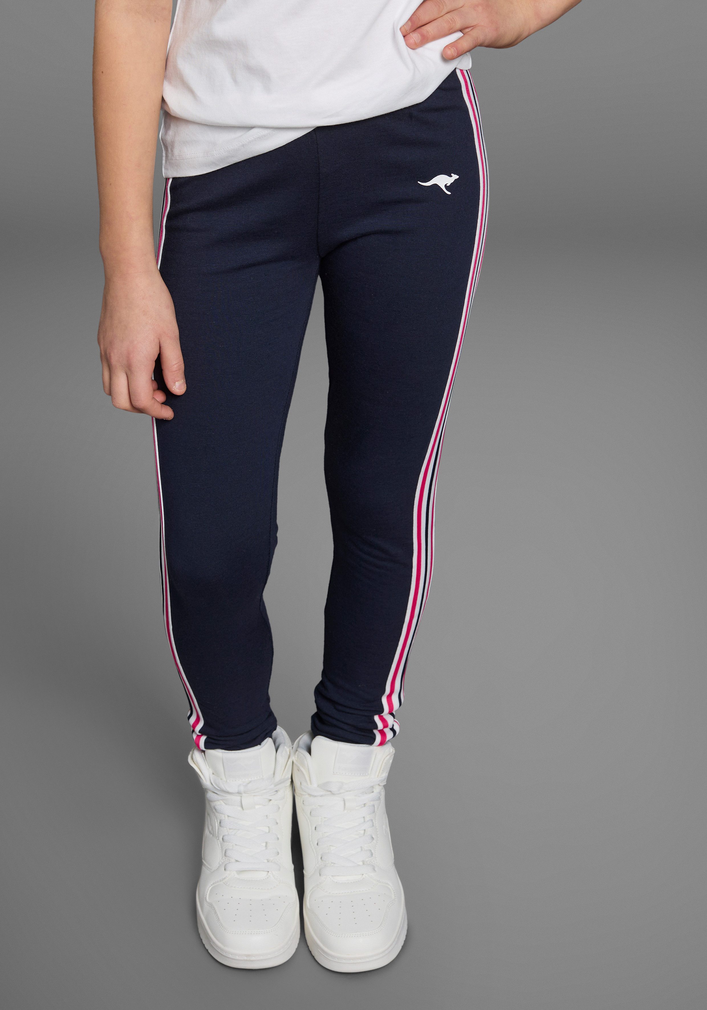 KangaROOS Legging Met opgestikte band meisjes maillots & leggings maat 164/170 blauw