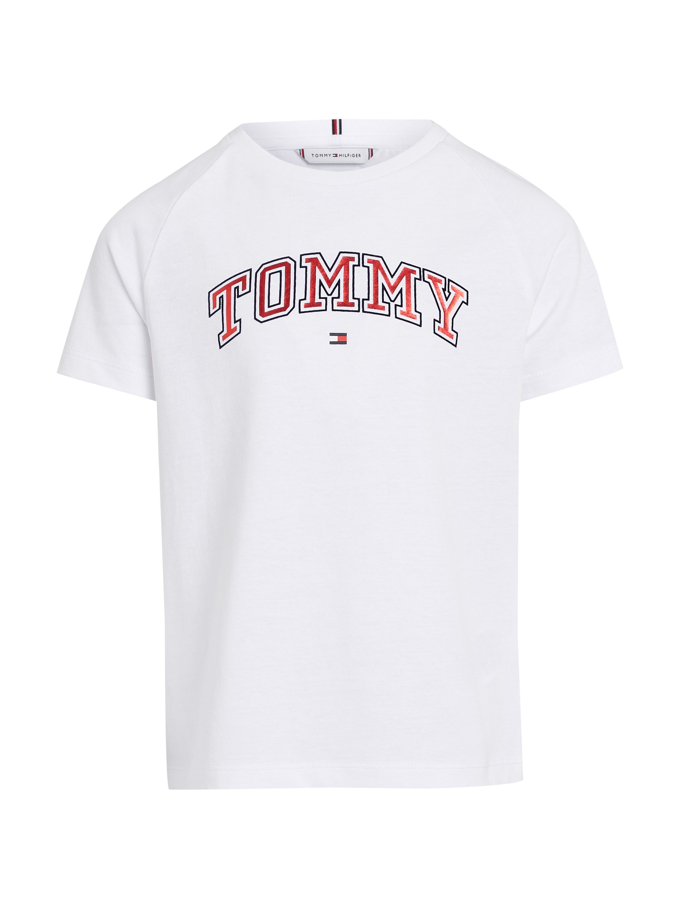 Tommy Hilfiger Shirt met korte mouwen VARSIY FOIL REG TEE SS Kinderen tot 16 jaar met logo-opdruk