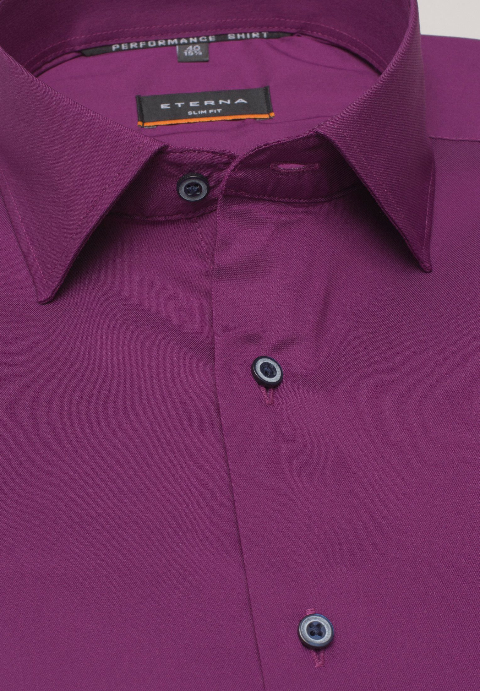 Eterna Overhemd met lange mouwen Slim fit EASY IRON (gemakkelijk te strijken)