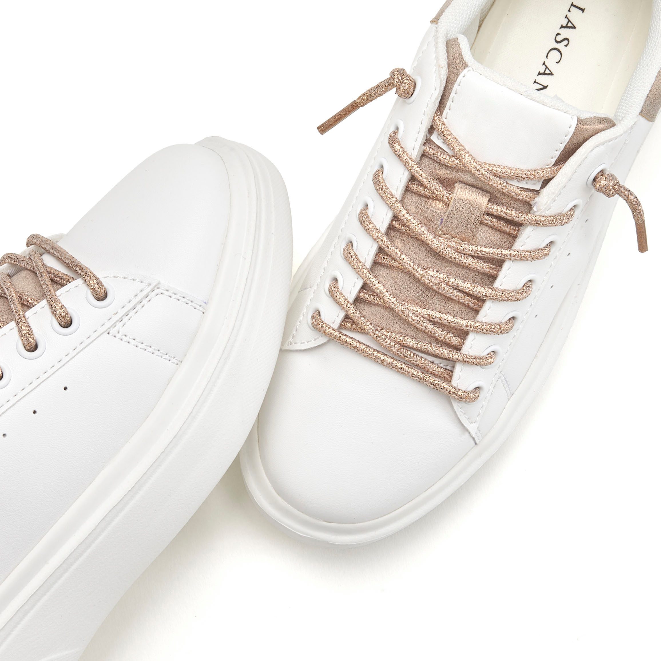 Lascana Sneakers Slip-on sneakers Slip-On sneaker met metallic details, vrijetijdsschoenen VEGAN