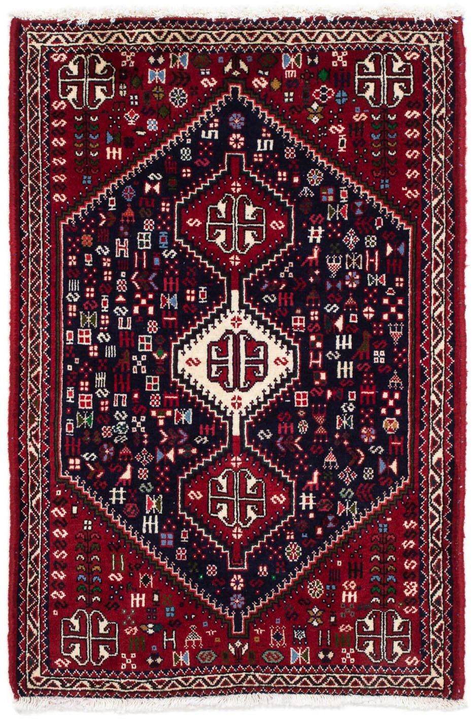 morgenland Wollen kleed Abadeh medaillon 121 x 80 cm Handgeknoopt