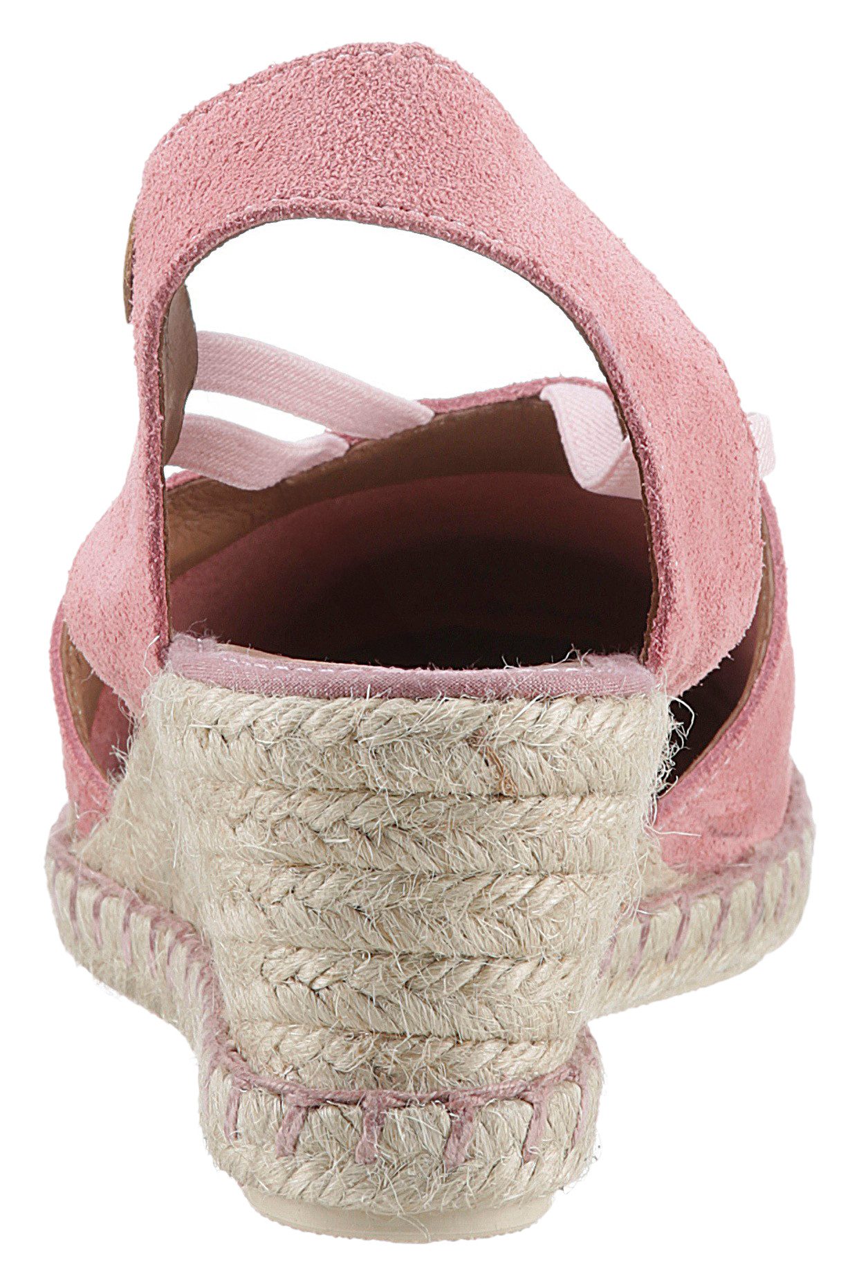 VERBENAS Sandaaltjes Maika Serraje zomerschoen, sandaal, sleehak, met jute bekleding