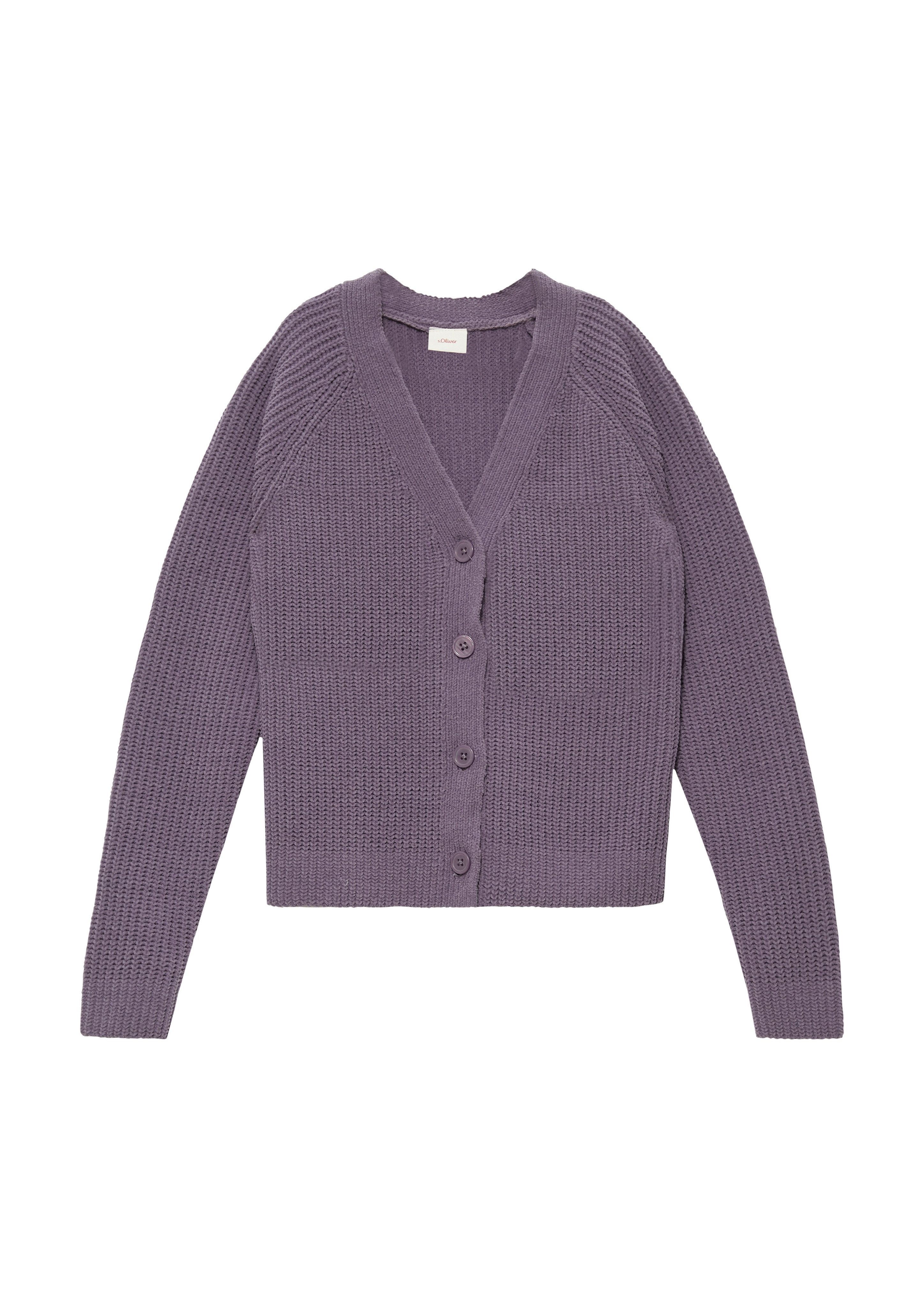 S.Oliver RED LABEL Loose fit gebreid jack met raglanmouwen