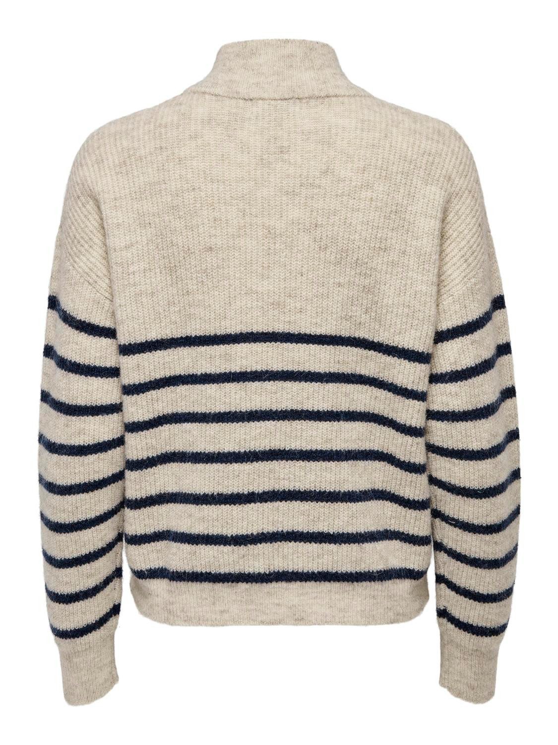 Only Gebreide trui ONLTOKYO L S ZIP PULLOVER KNT NOOS