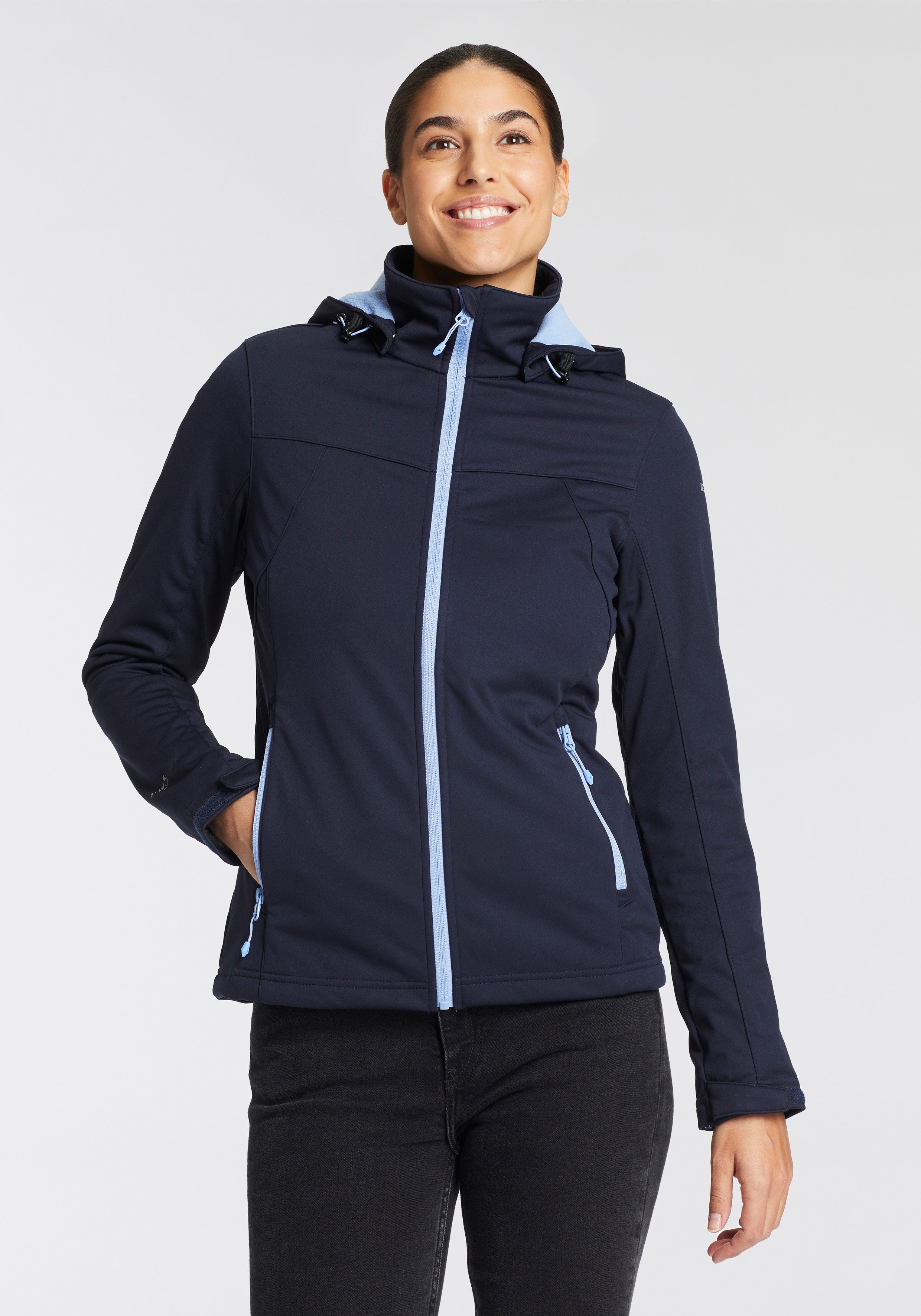 Icepeak Softshell-jack D SOFTSHELLJAS BOISE Waterdicht & Winddicht (1 stuk)