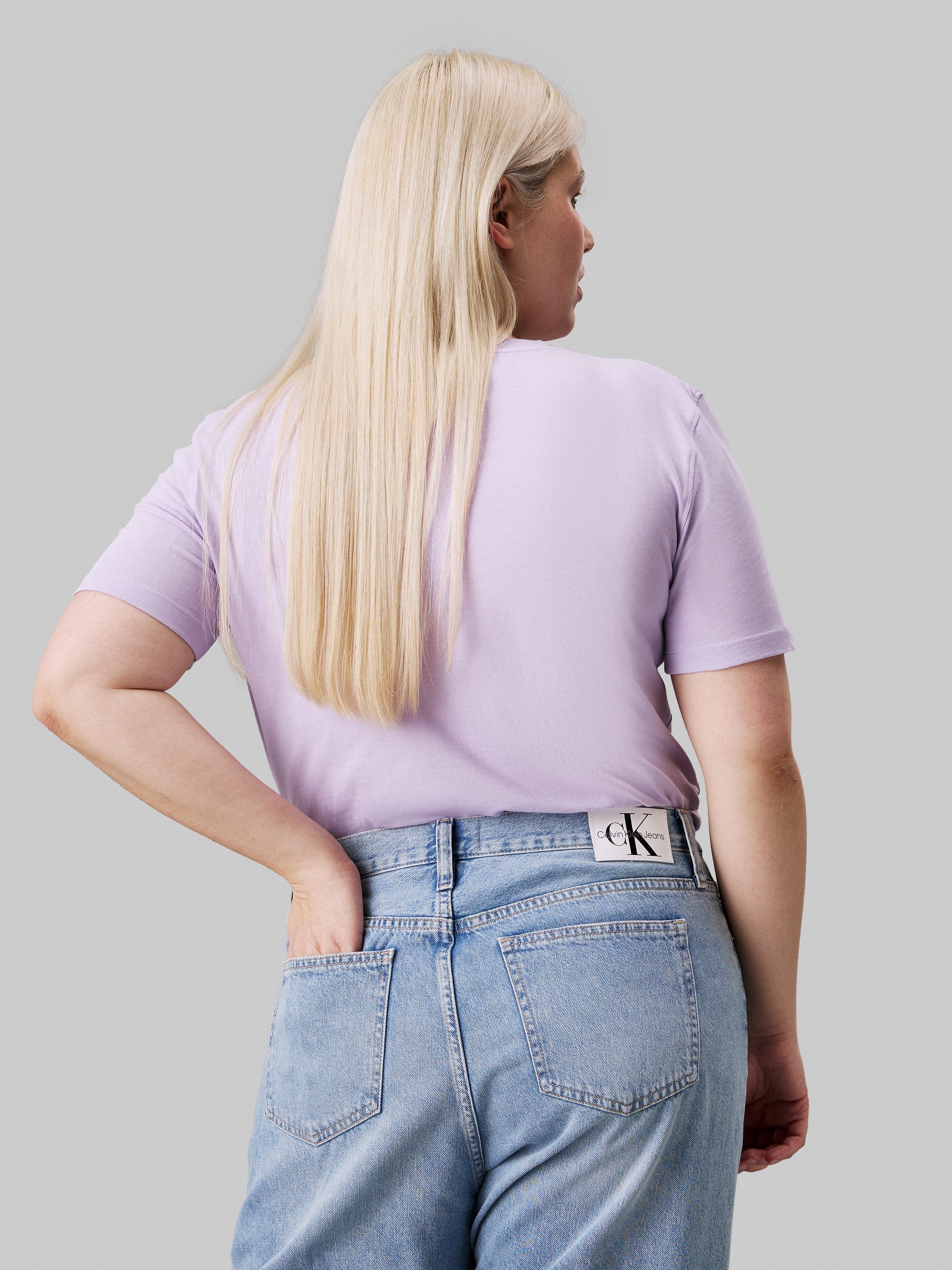 Calvin Klein Jeans Plus T-shirt PLUS CK EMBRO BADGE REGULAR TEE
