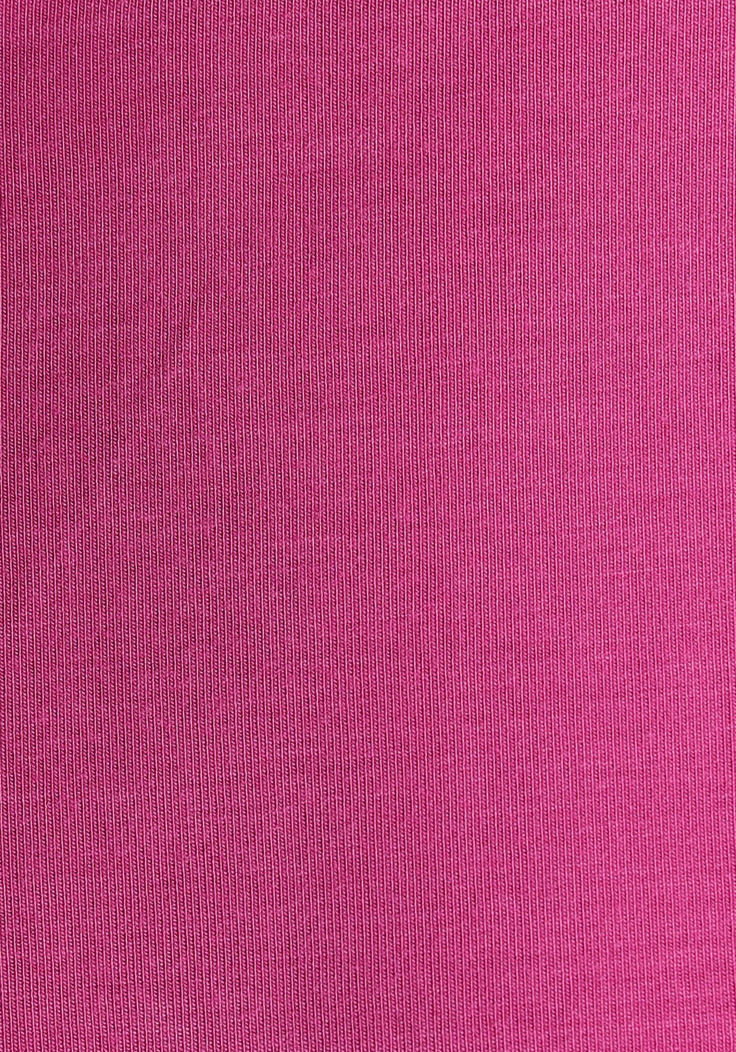 Tamaris T-shirt Korte mouwen, regular fit, effen, met ronde hals