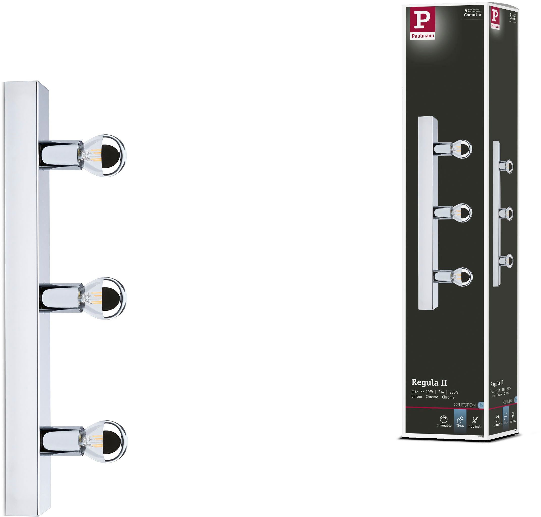 Paulmann Spiegellamp Spiegelleuchte IP44 E14 230V dimmbar