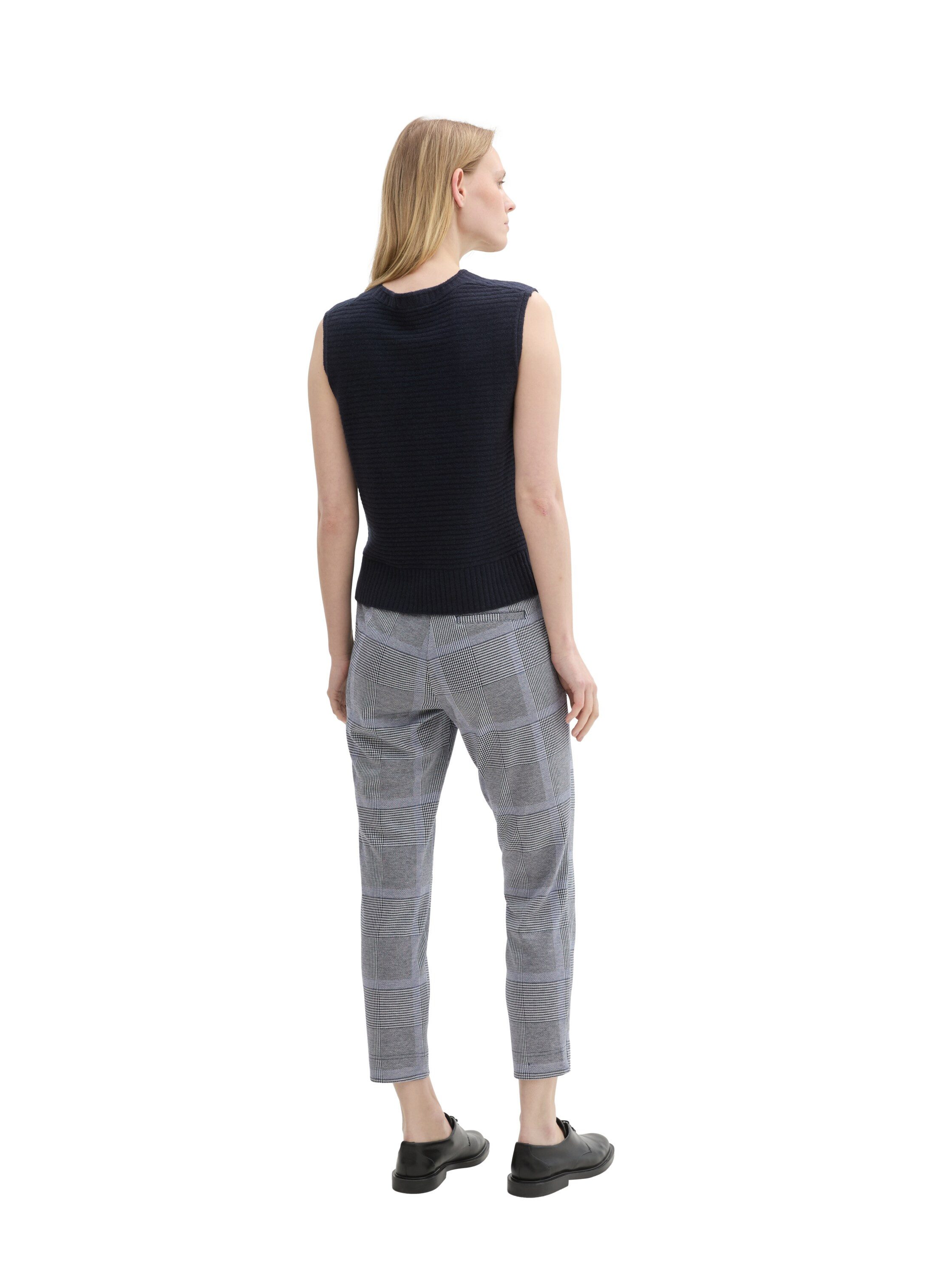 Tom Tailor Joggingbroek met geruit patroon