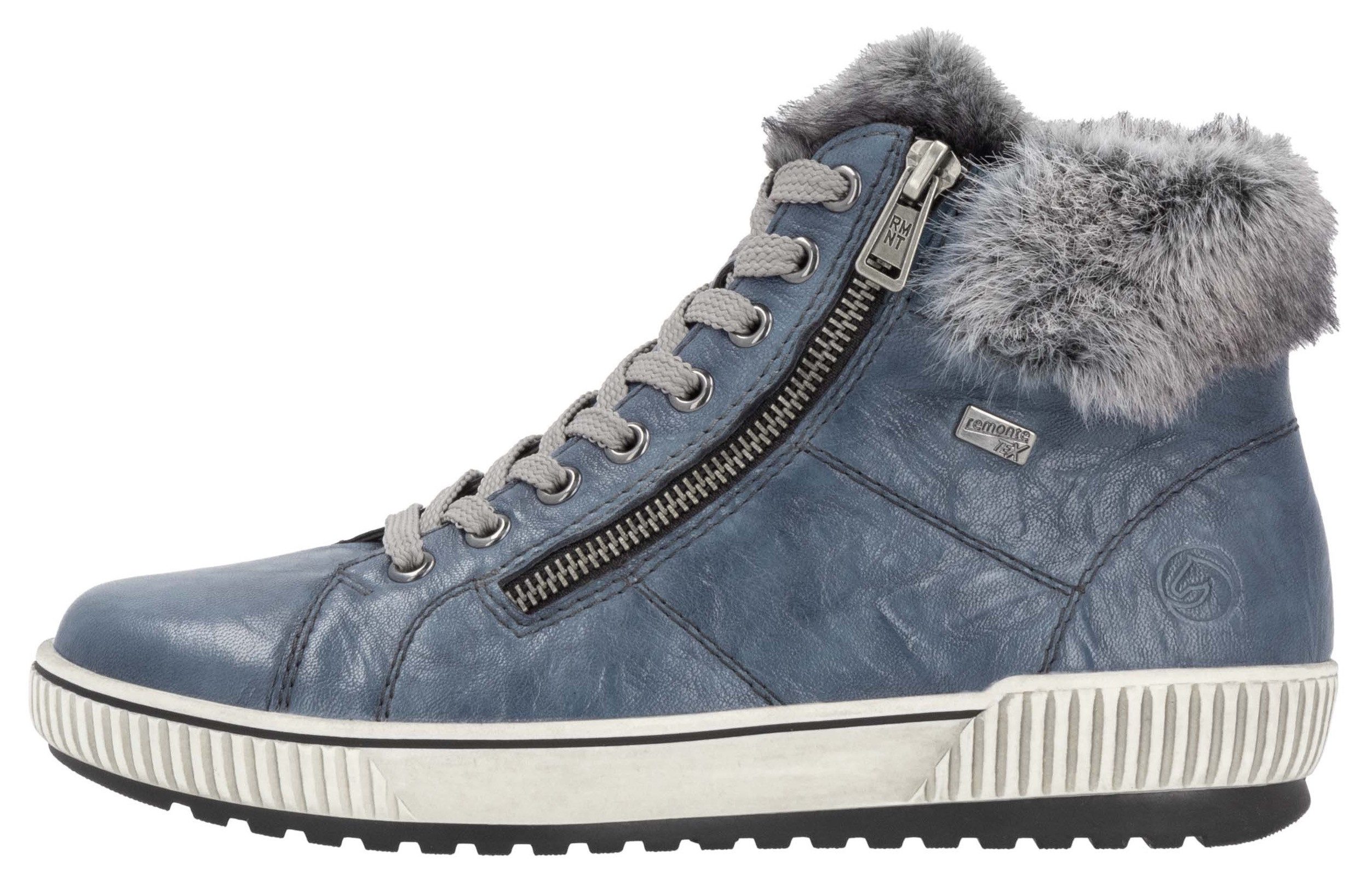 Remonte Winterlaarzen , plateau, outdoorschoen veterschoenen met waterafstotende tex-membraan