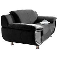 trendmanufaktur fauteuil met extra brede armleuningen, vrij plaatsbaar zwart