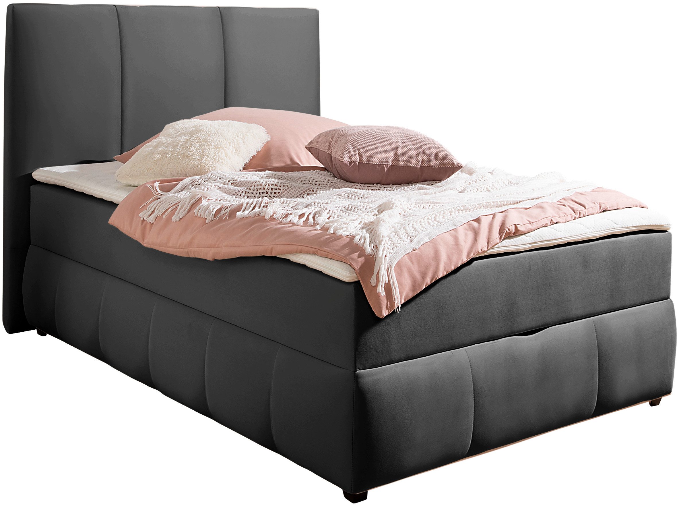INOSIGN Boxspring Hartley Inclusief bedlade & topper, kiesbaar in H2, H3 of H4