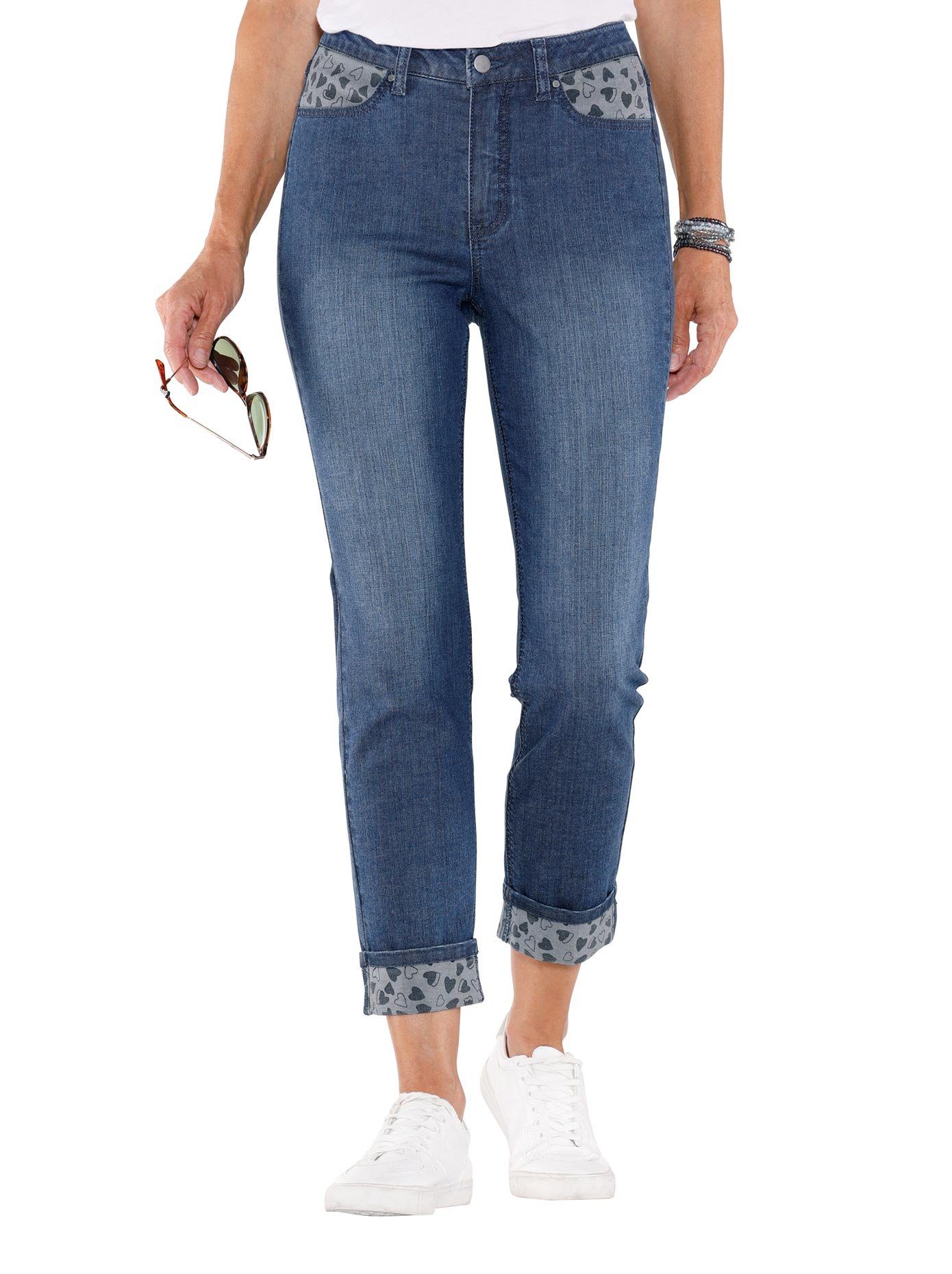Classic Basics Prettige jeans (1-delig) dames skinny jeans maat 27