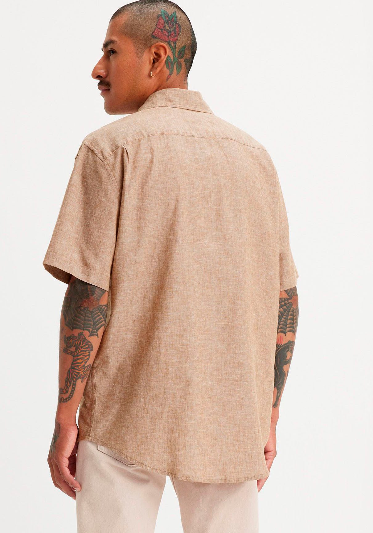 Levi's Overhemd met korte mouwen LS BATTERY HM SHIRT SLIM