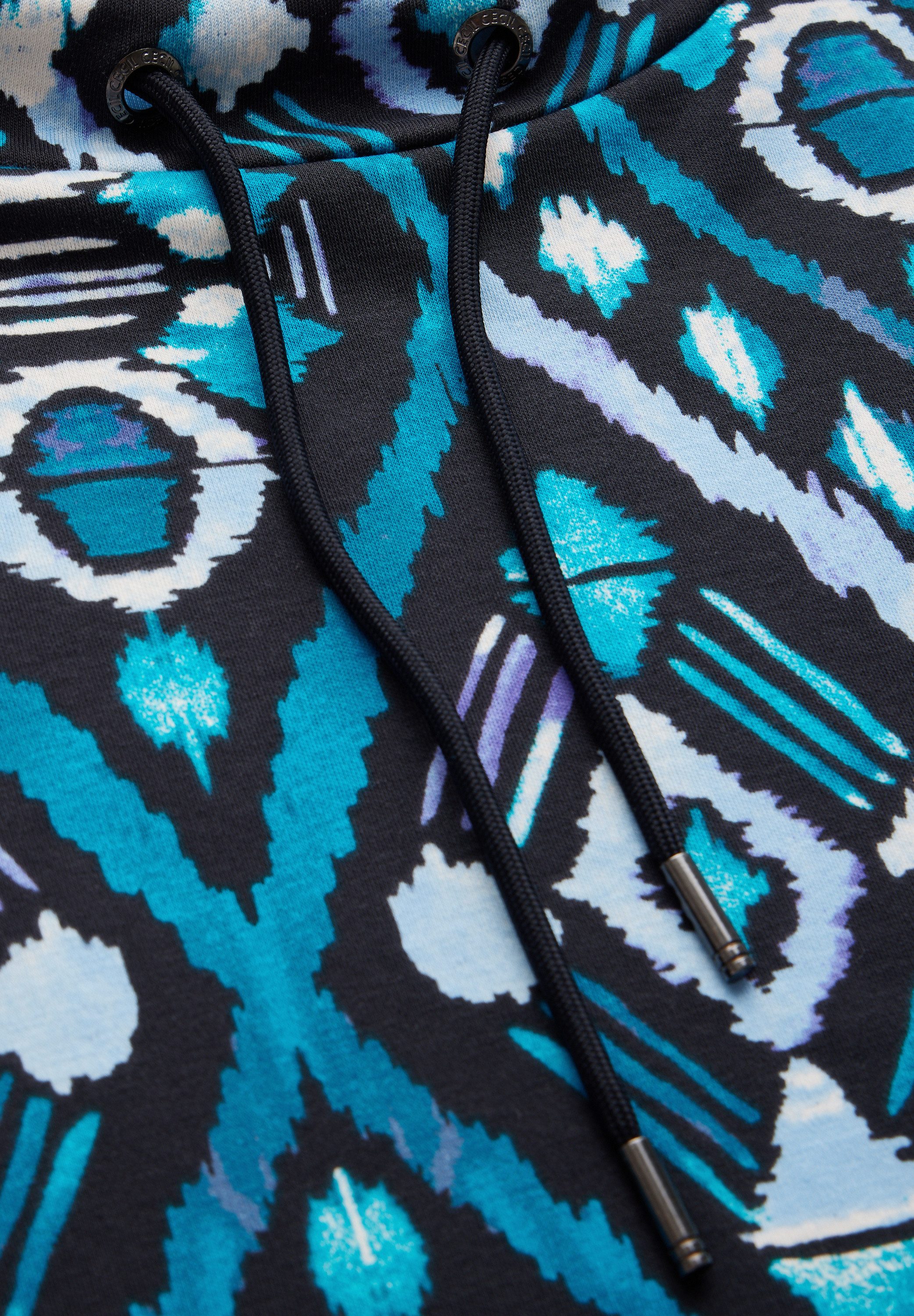 Cecil Shirt met lange mouwen met grafisch patroon