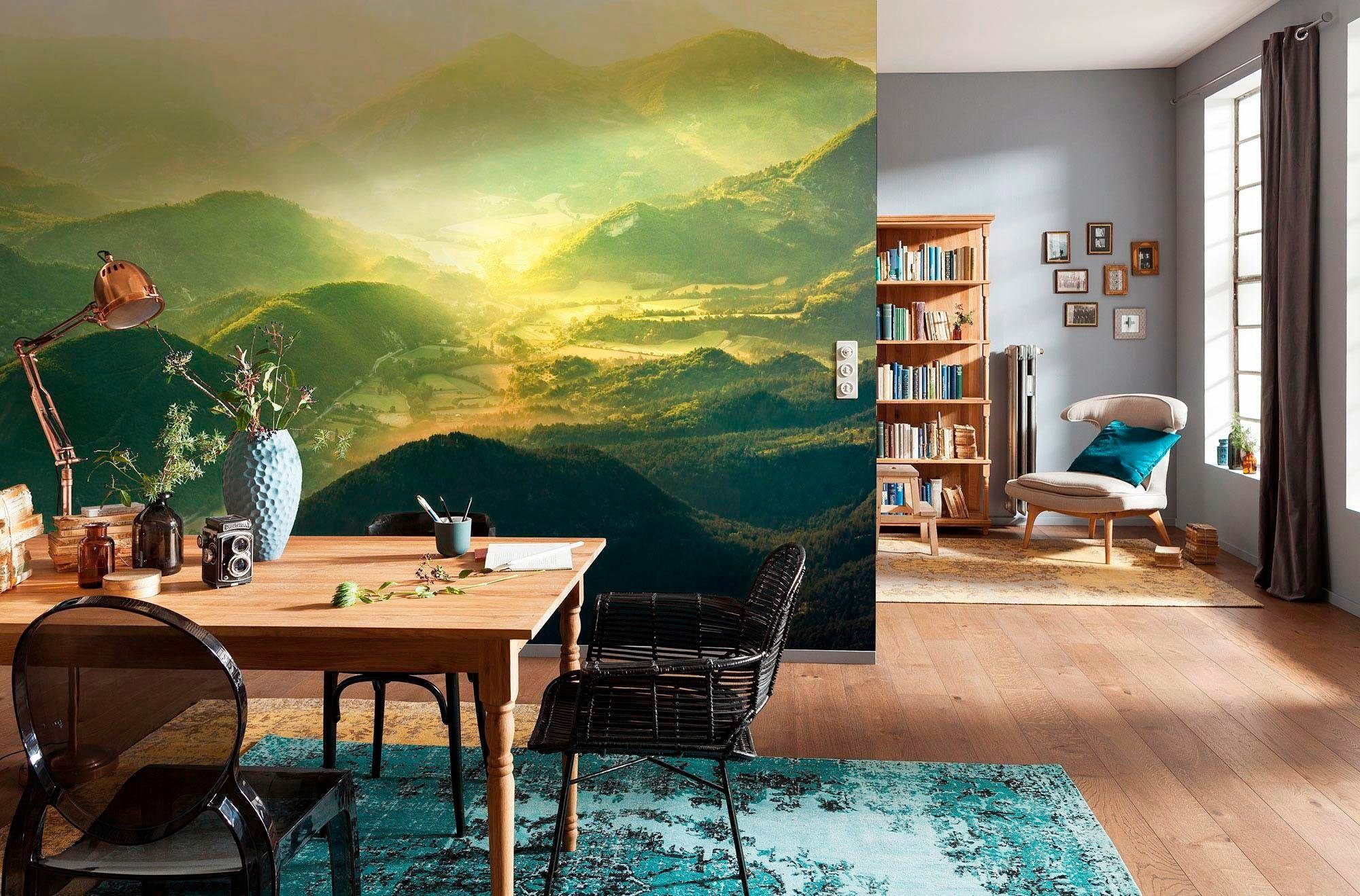 Komar Vliesbehang Digitale print vlies - The Shire - Afmeting 200 x 150 cm (1 stuk)
